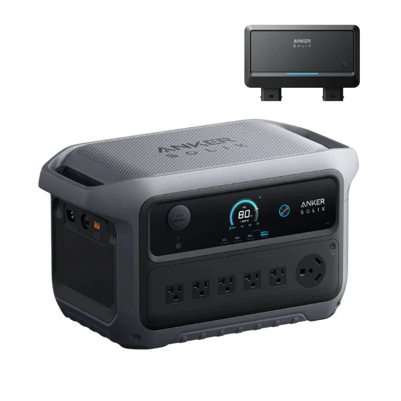 Anker SOLIX C2000 Gen2 Portable Power Station + Car Alternator Charger - We The Collective