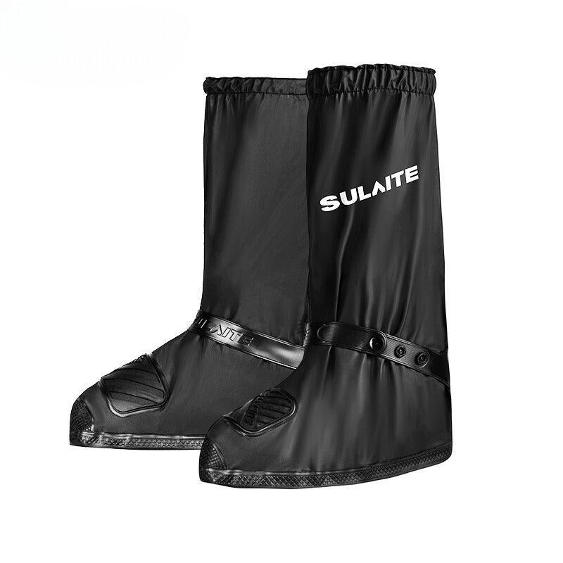 Bean's Moto Booth SULAITE™ motorcycle rain shoe covers, protective gear for riders, waterproof shoe covers for motorcycle riding.