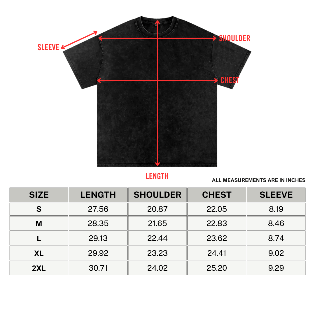 Punks Not Dead Acid Washed Oversized Tee