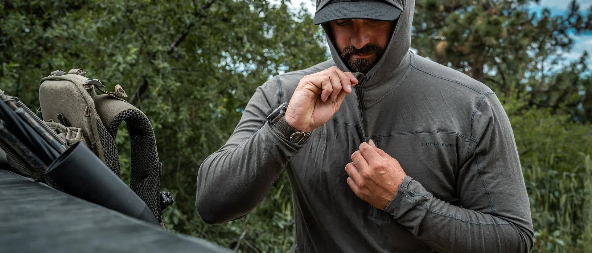 Eberlestock Lochsa Merino Zip Hoody - w/ Quick Dry & Moisture Wicking - OVERLANDERS Outfitter