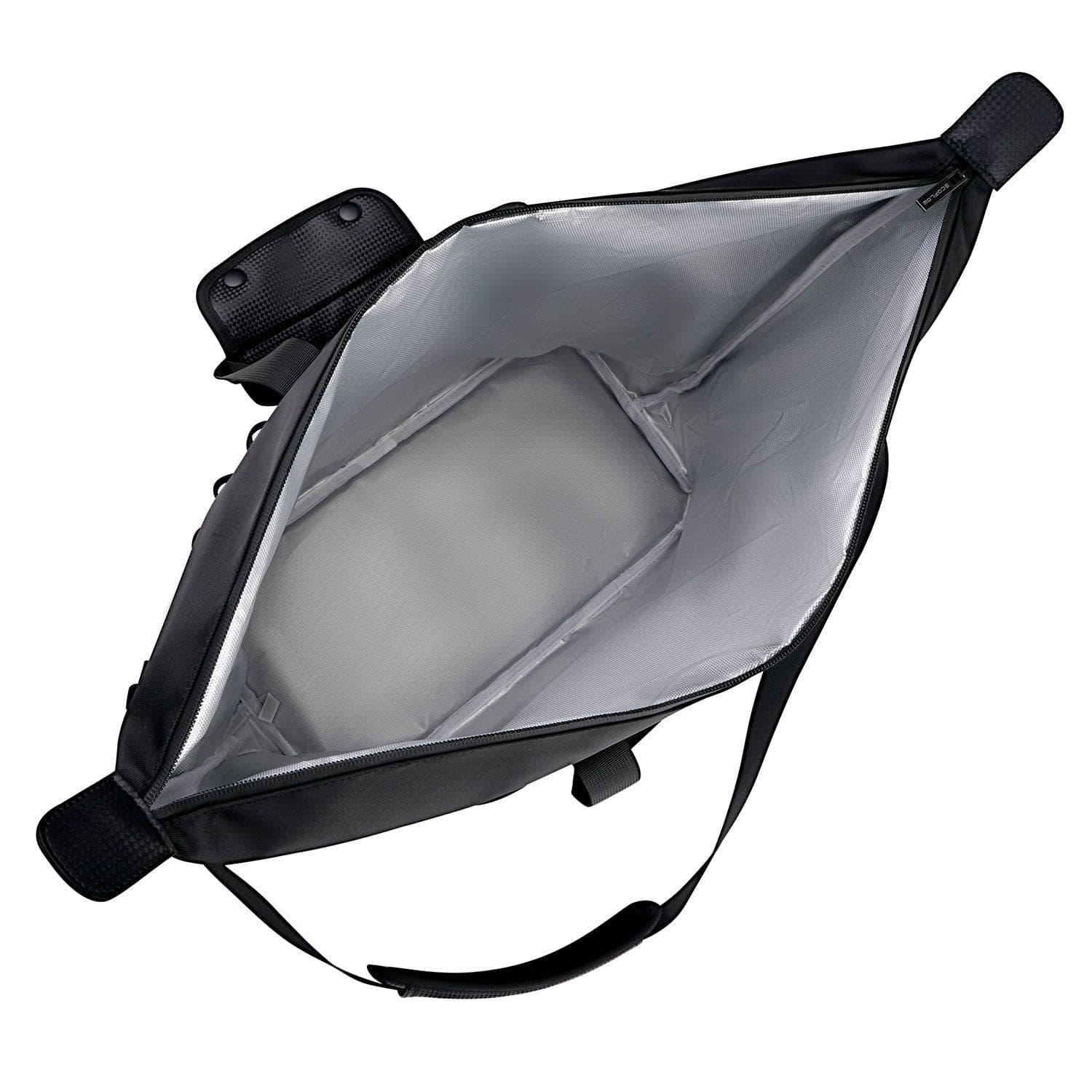 Green Vista Living EcoFlow DELTA 2 handbag in black, waterproof and durable carry case for portable power station, with handles.
