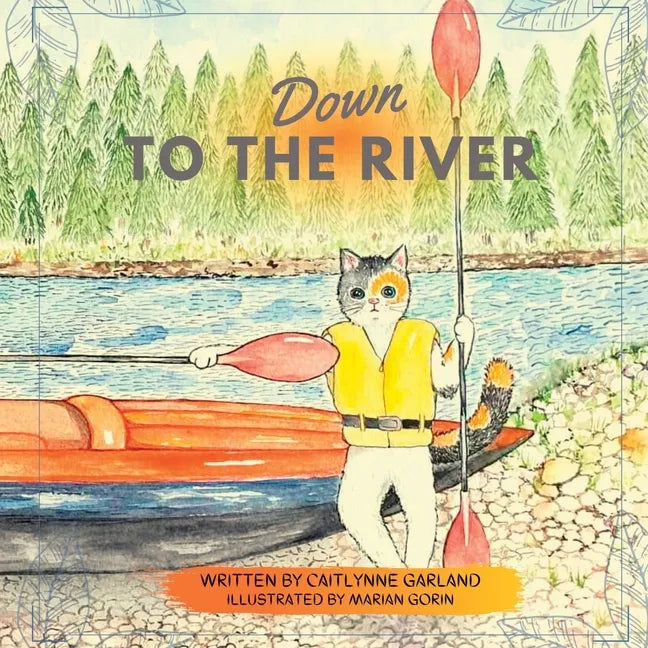 Paperback book "Down to the River" by Books by splitShops with a scenic river cover design.