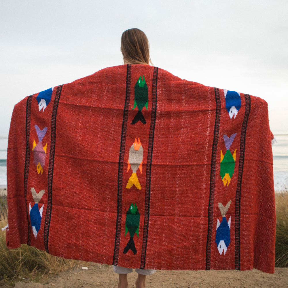 Red Earth Baja Fish Yoga Blanket - OVERLANDERS Outfitter