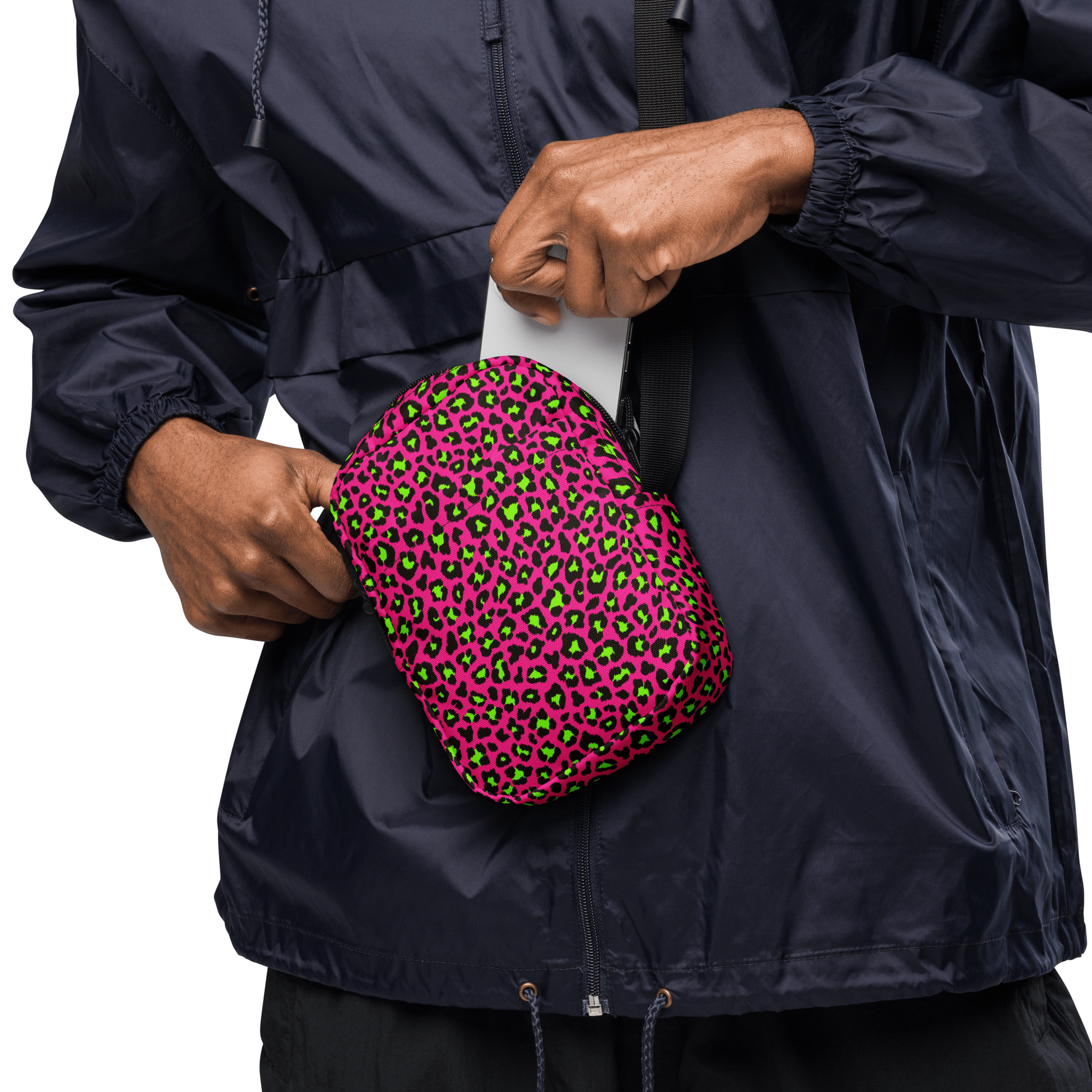 Electric Leopard Crossbody Bag