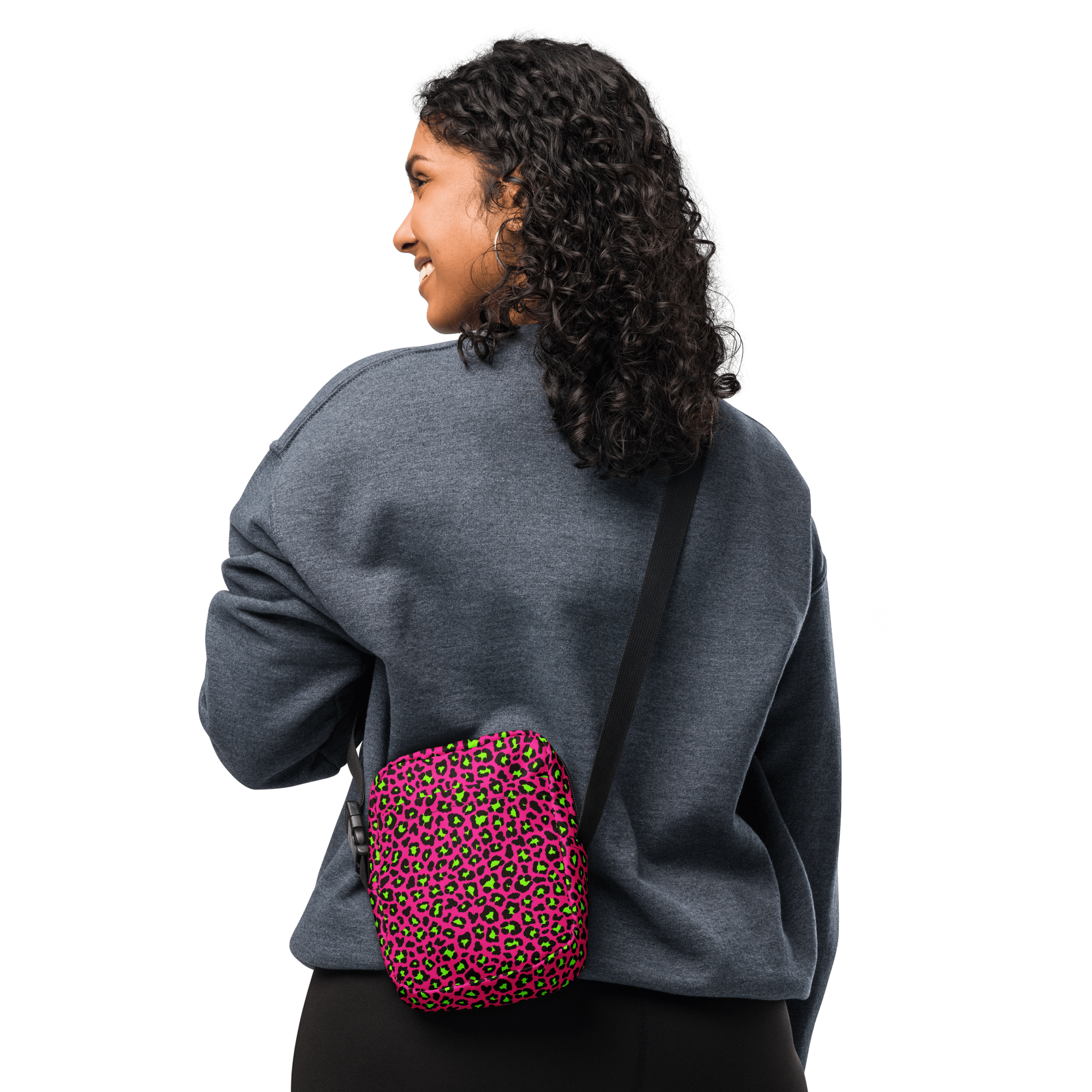 Electric Leopard Crossbody Bag
