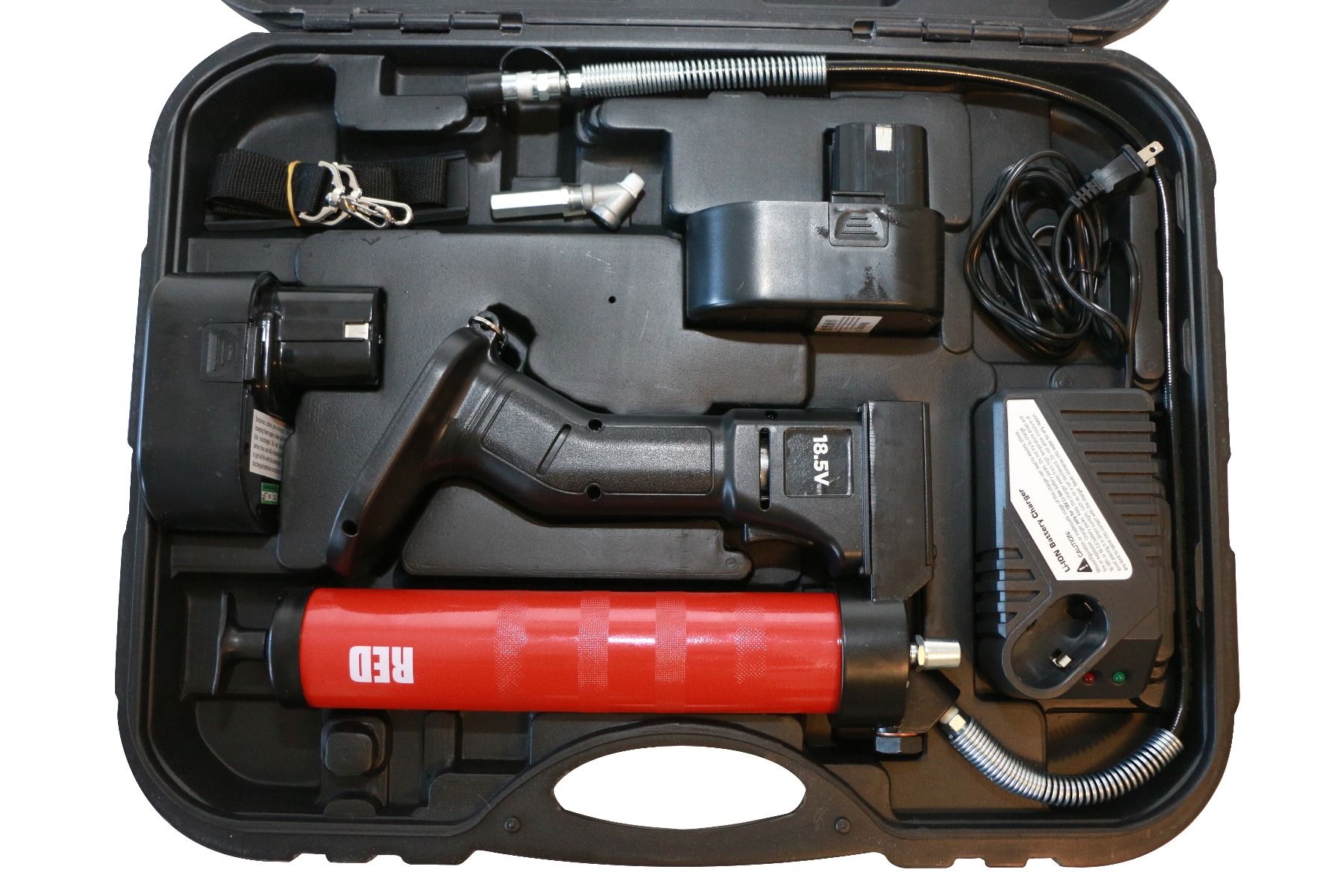 OILSAFE | Battery-Operated Grease Gun | Colo-Coded Steel Cartridge | 18V - OVERLANDERS Outfitter