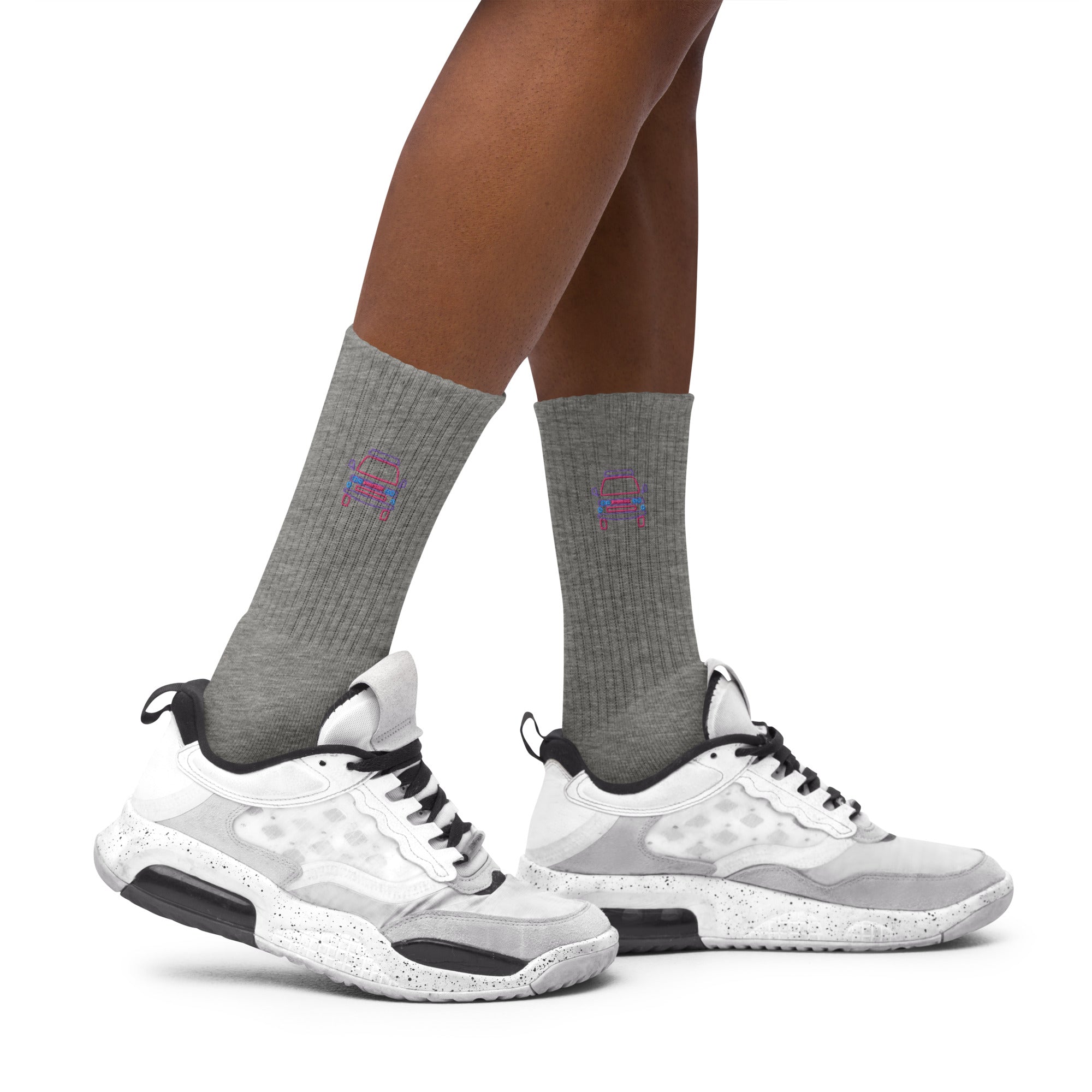Friendly Face Embroidered Socks - OVERLANDERS Outfitter