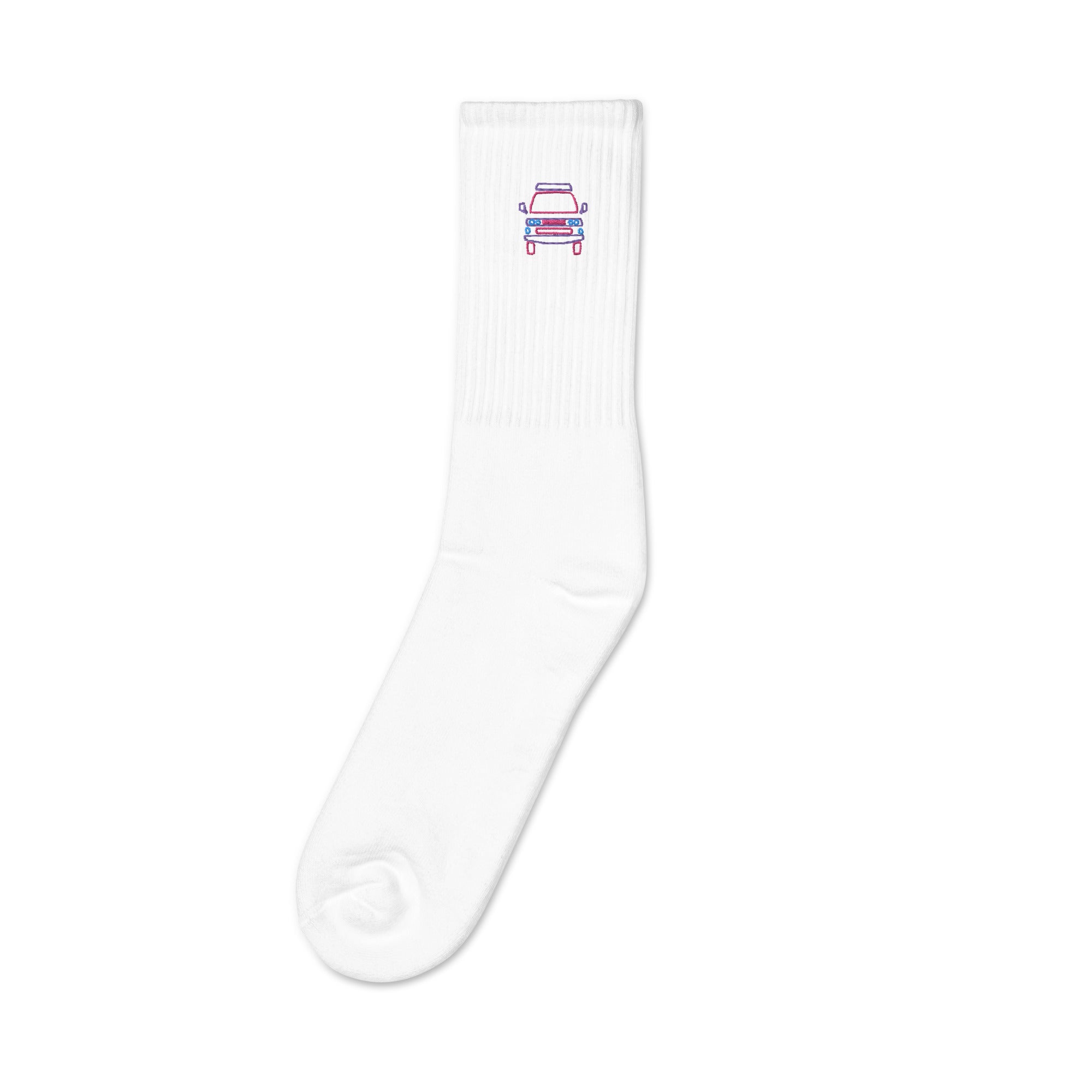 Friendly Face Embroidered Socks - OVERLANDERS Outfitter