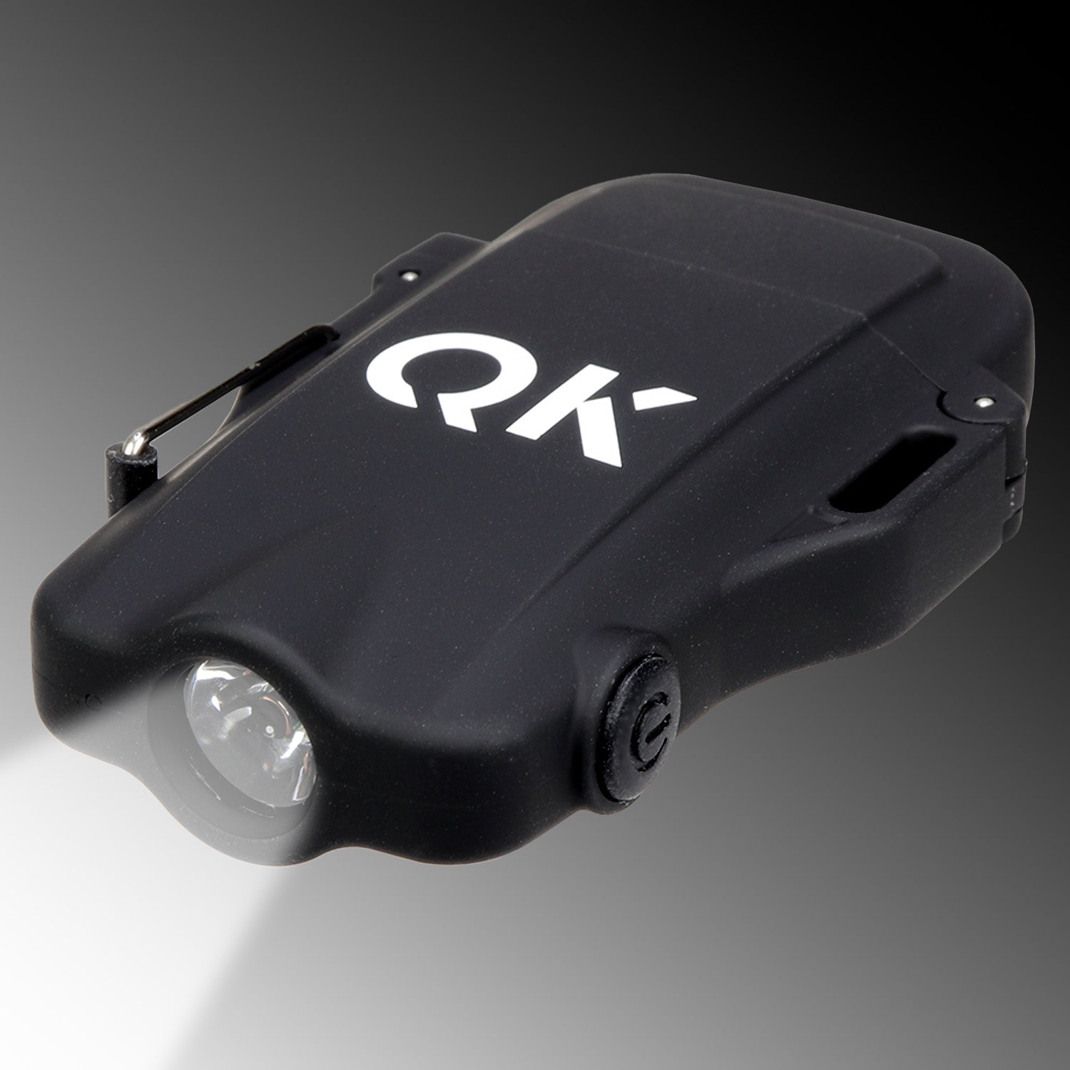 Waterproof and windproof plasma lighter with flashlight, USB rechargeable, featuring a protective lid for outdoor use.