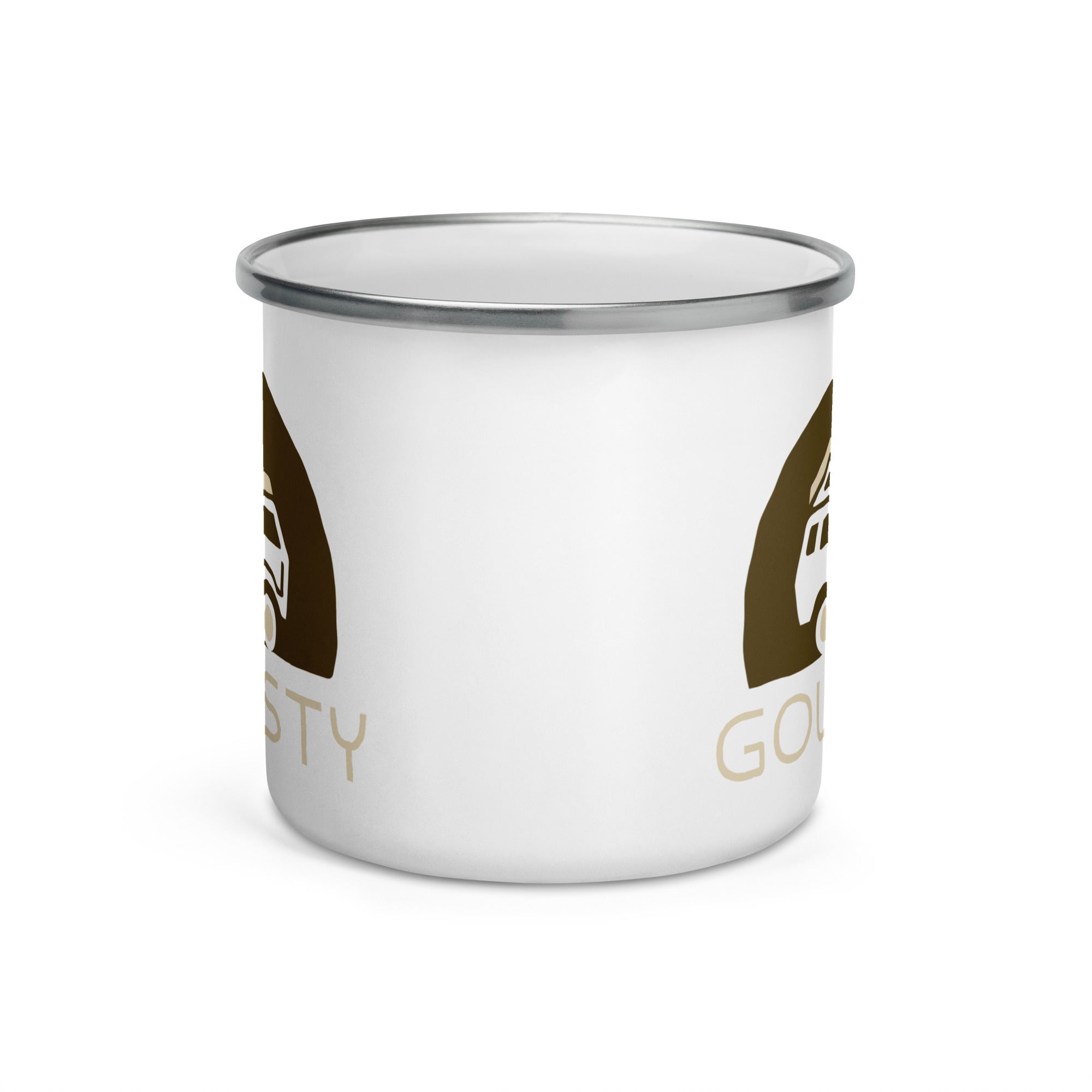 Rollyn GoWesty Logo Enamel Mug - OVERLANDERS Outfitter