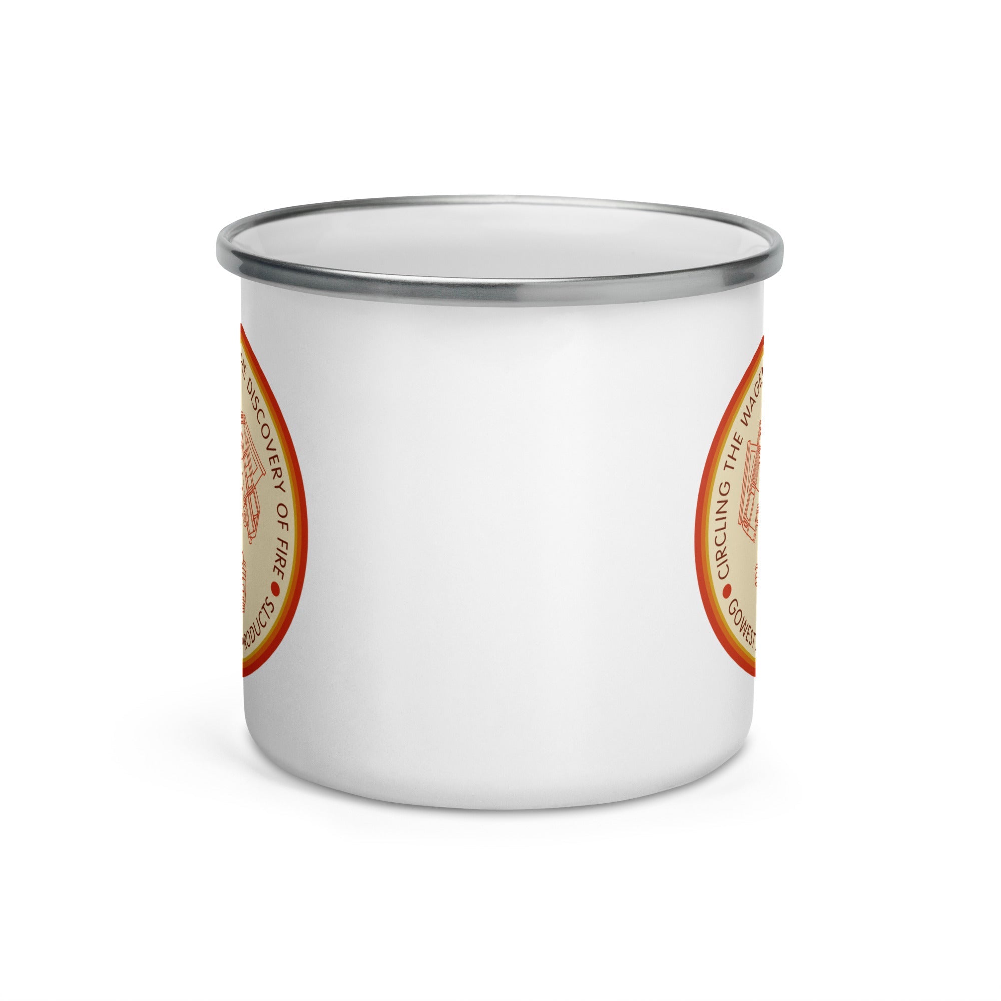 Circle the Wagens Enamel Mug - OVERLANDERS Outfitter