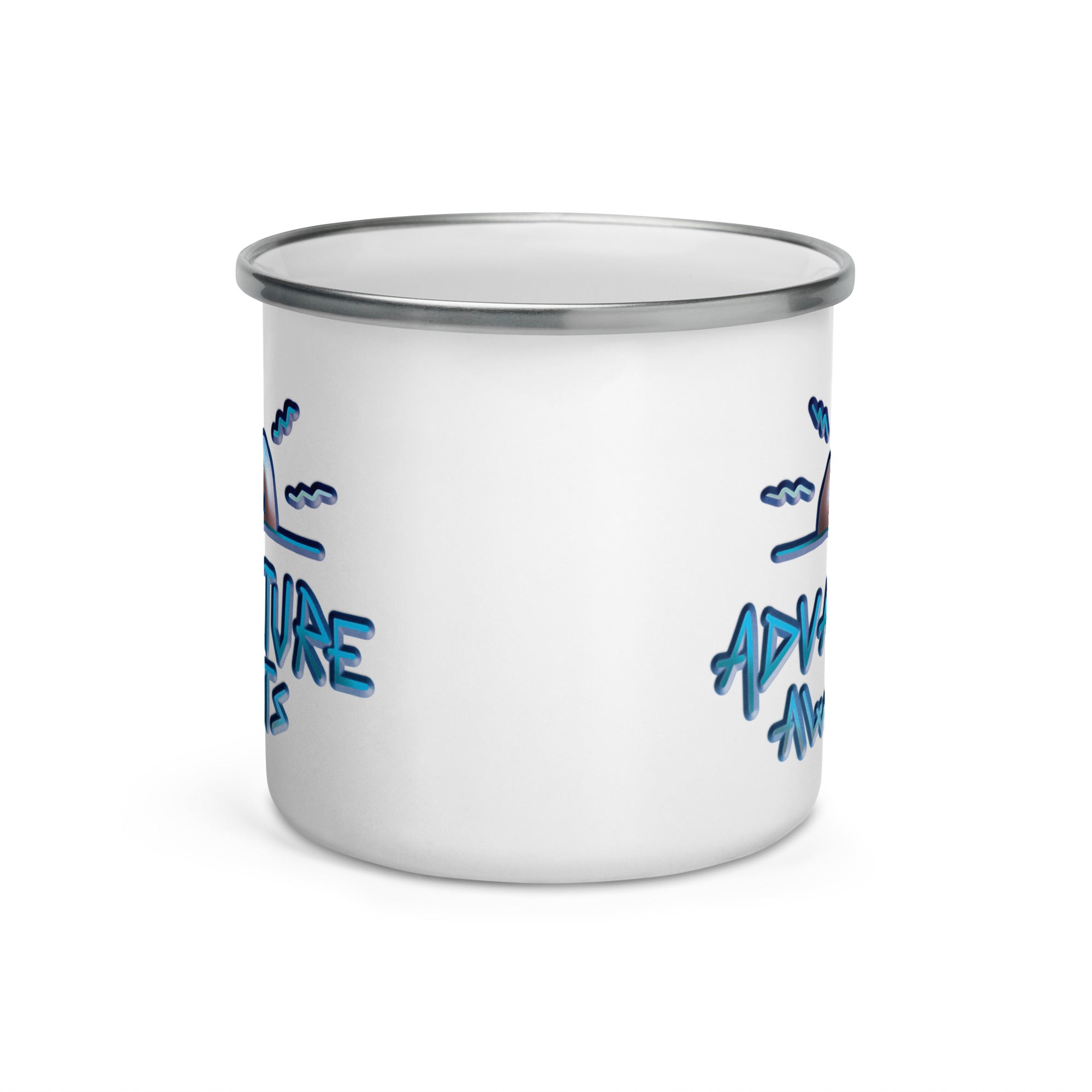 Advanture Awaits Enamel Mug - OVERLANDERS Outfitter