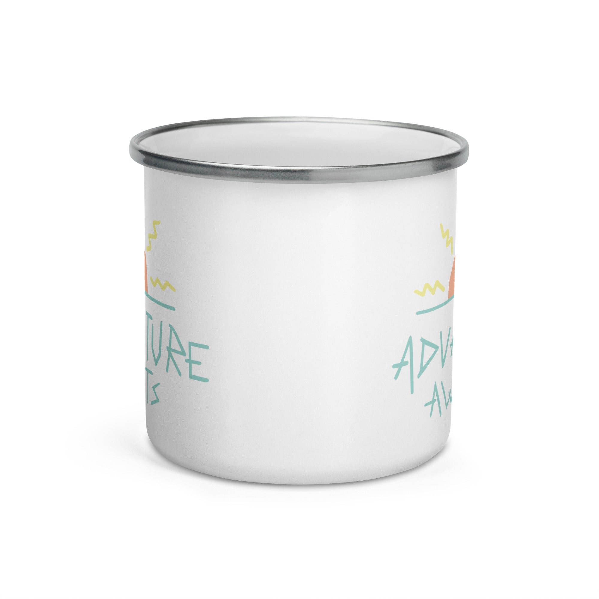 Advanture Awaits Enamel Mug - OVERLANDERS Outfitter
