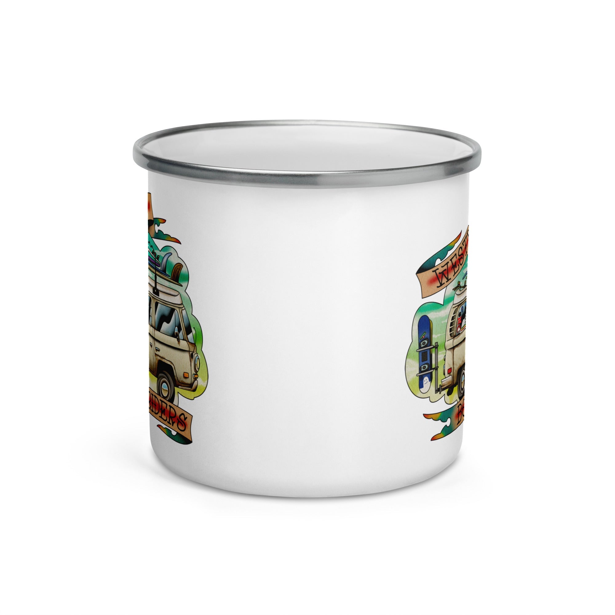 Westy Life Boardriders Enamel Mug - OVERLANDERS Outfitter
