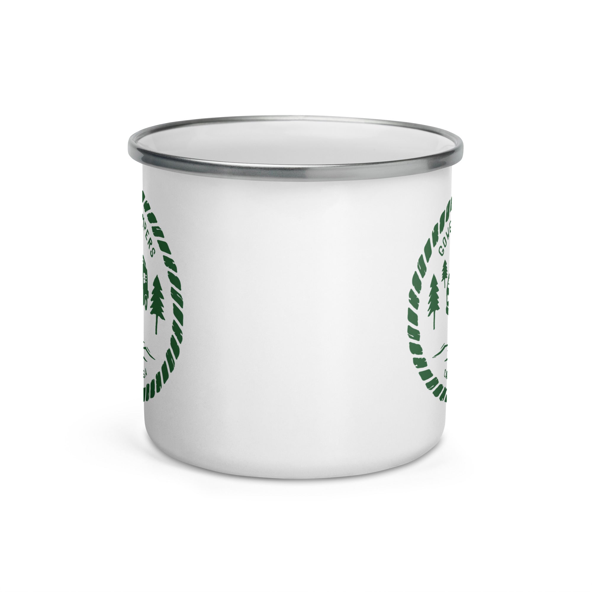 Woodcut Westy Life Enamel Mug - OVERLANDERS Outfitter