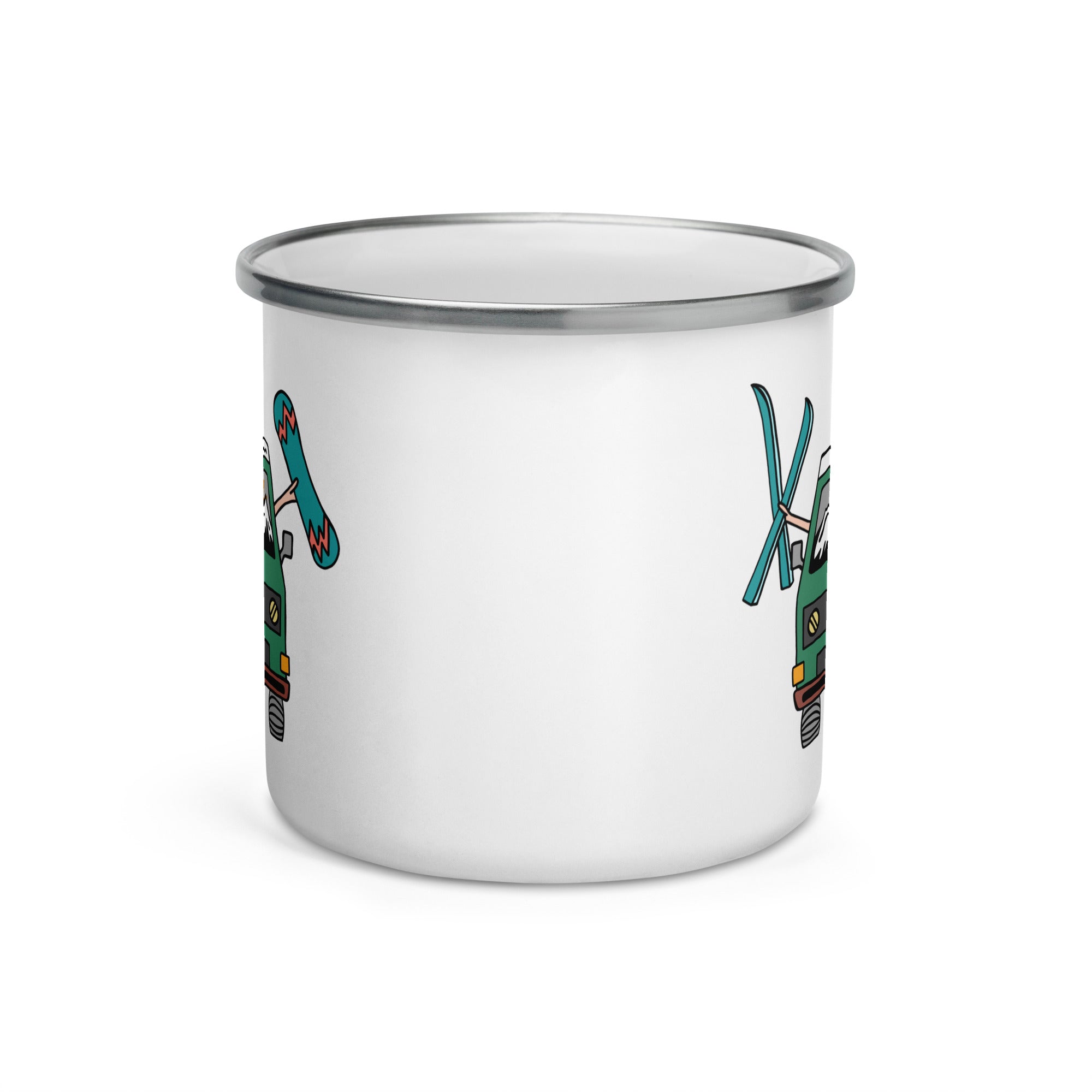 Shred Van Enamel Mug - OVERLANDERS Outfitter
