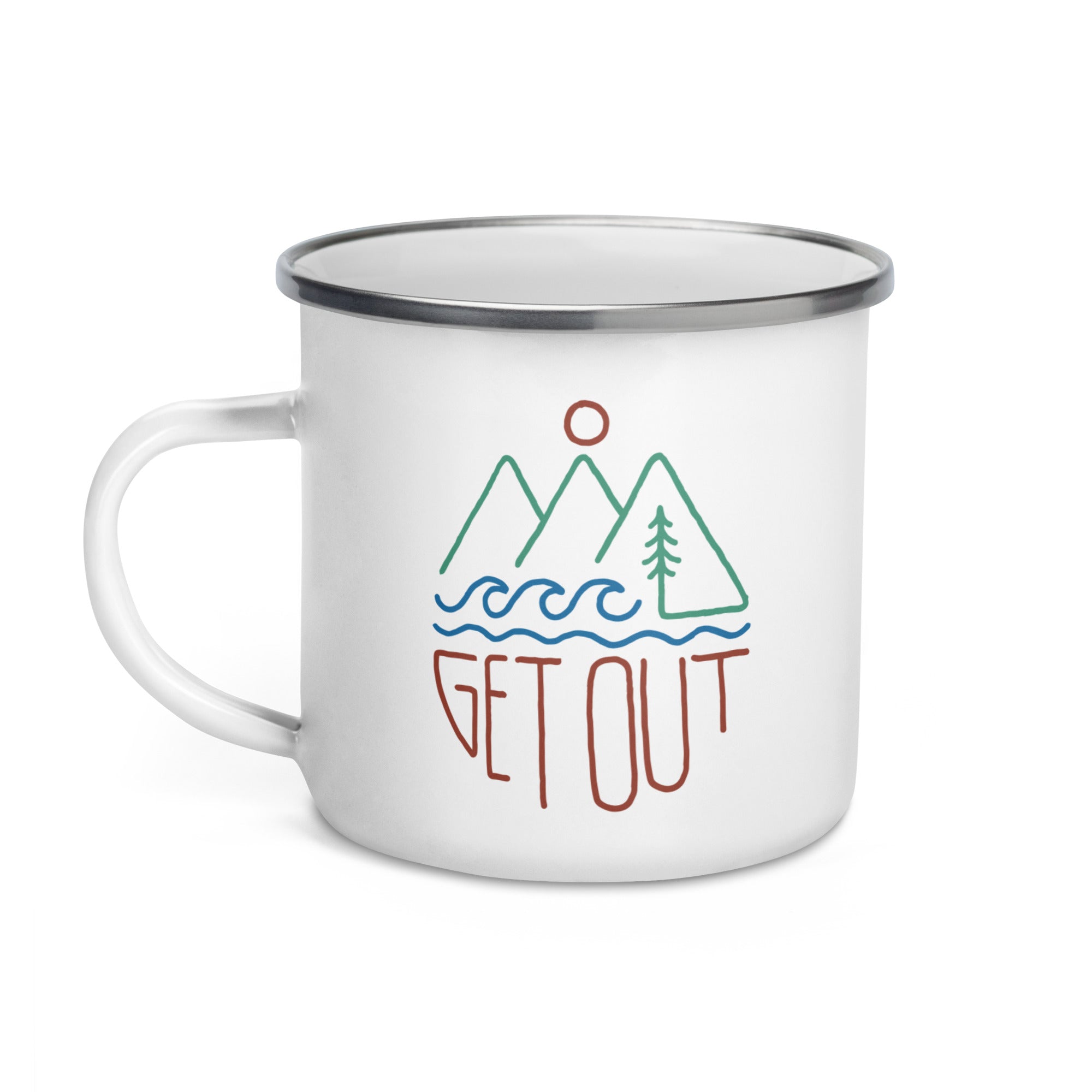 Get Out Enamel Mug - OVERLANDERS Outfitter