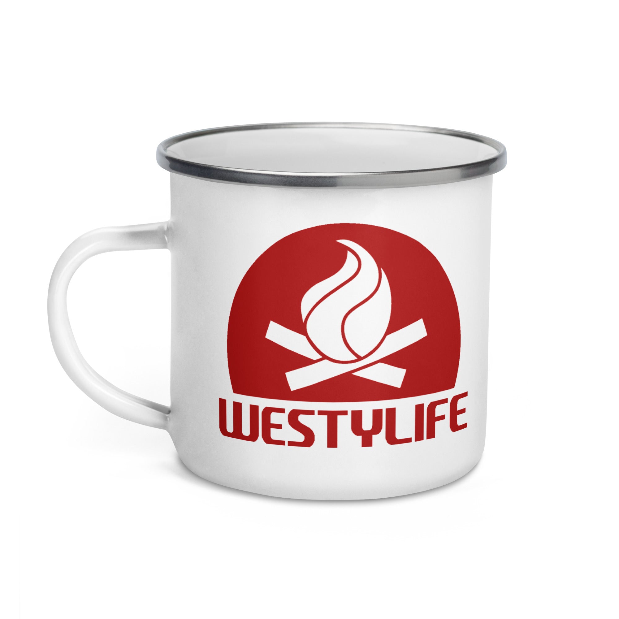 Westylife Campfire Icon Enamel Mug - OVERLANDERS Outfitter