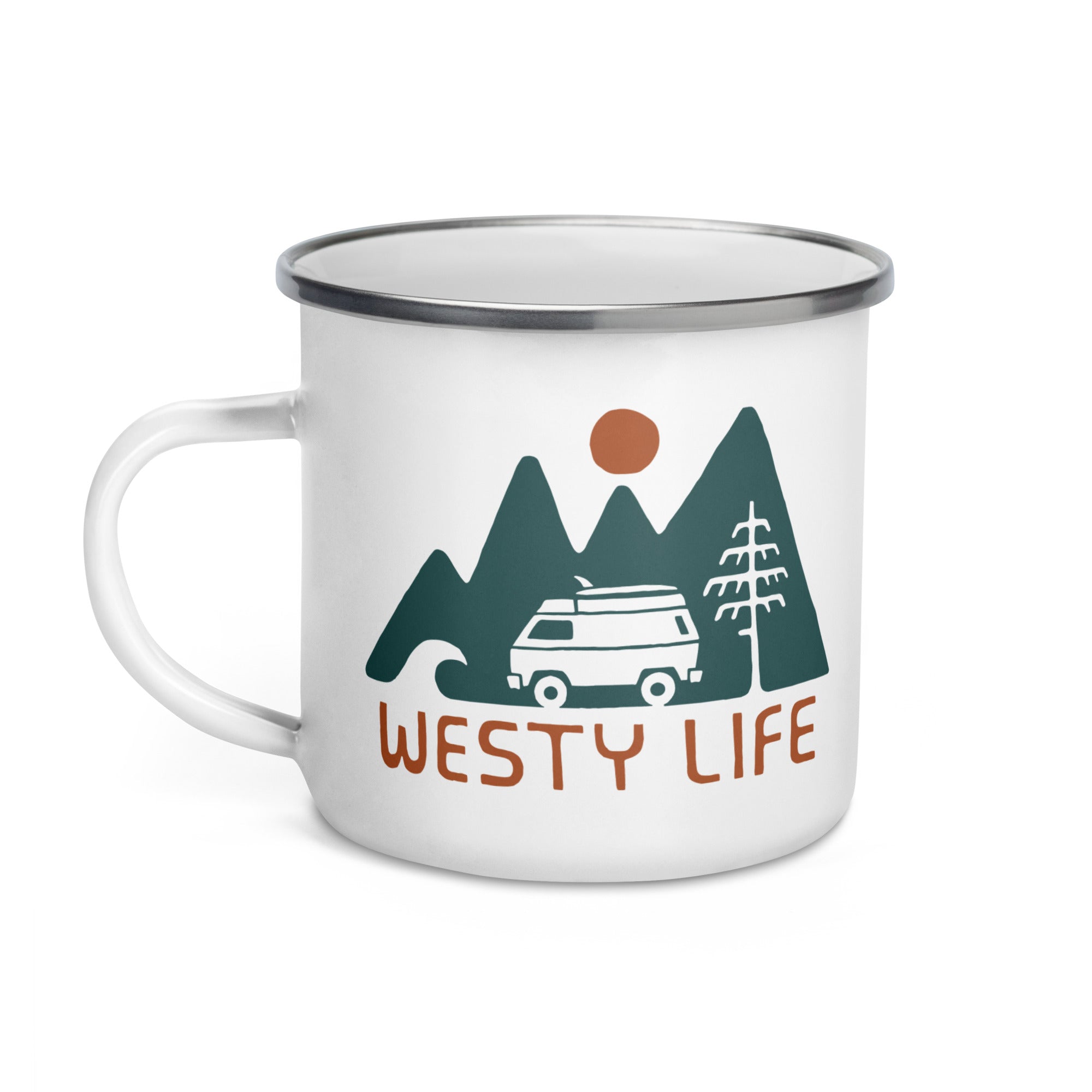 Westy Life Enamel Mug - OVERLANDERS Outfitter