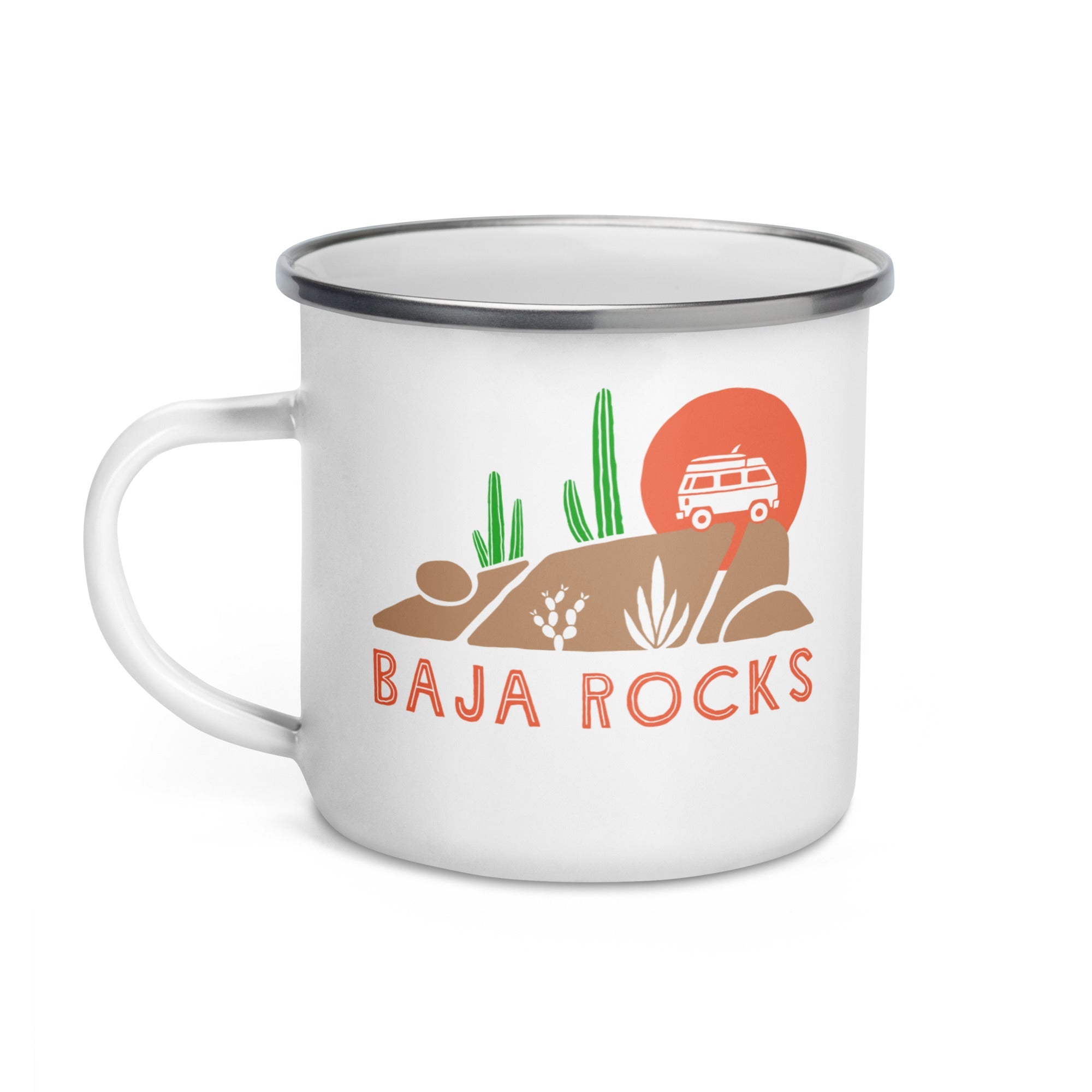 Baja Rocks Enamel Mug - OVERLANDERS Outfitter