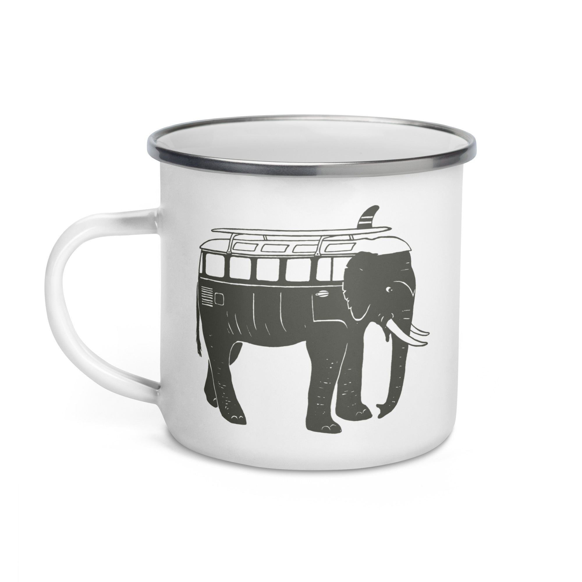 Easy Ride Elephant Enamel Mug - OVERLANDERS Outfitter