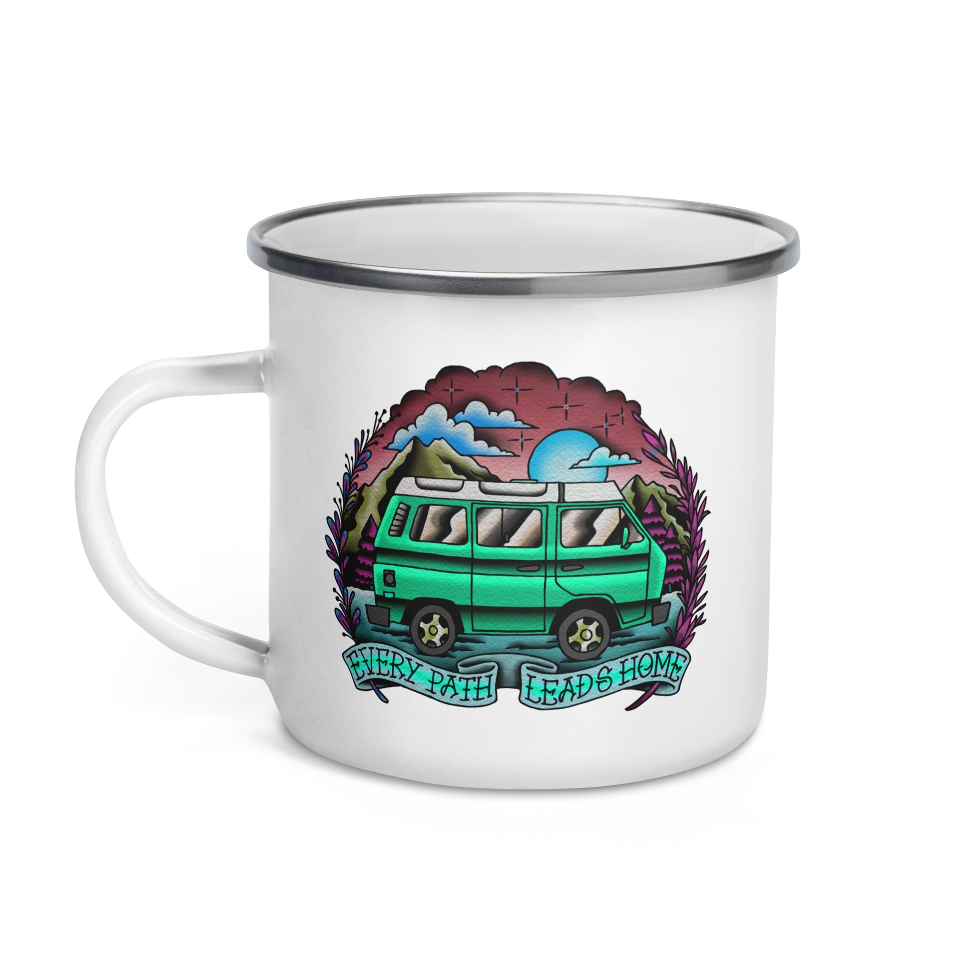 Every Path Leads Home Enamel Mug - OVERLANDERS Outfitter