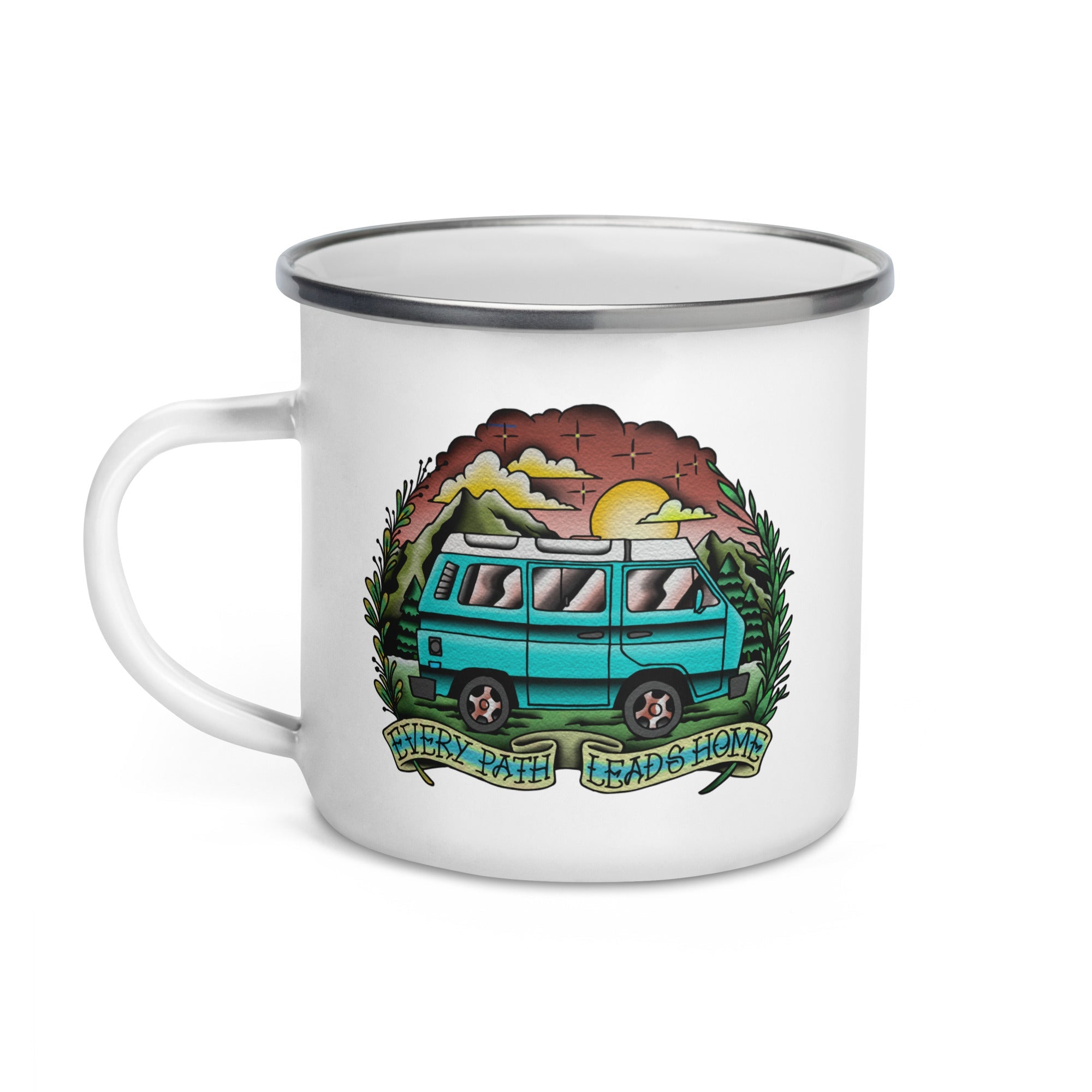 Every Path Leads Home Enamel Mug - OVERLANDERS Outfitter