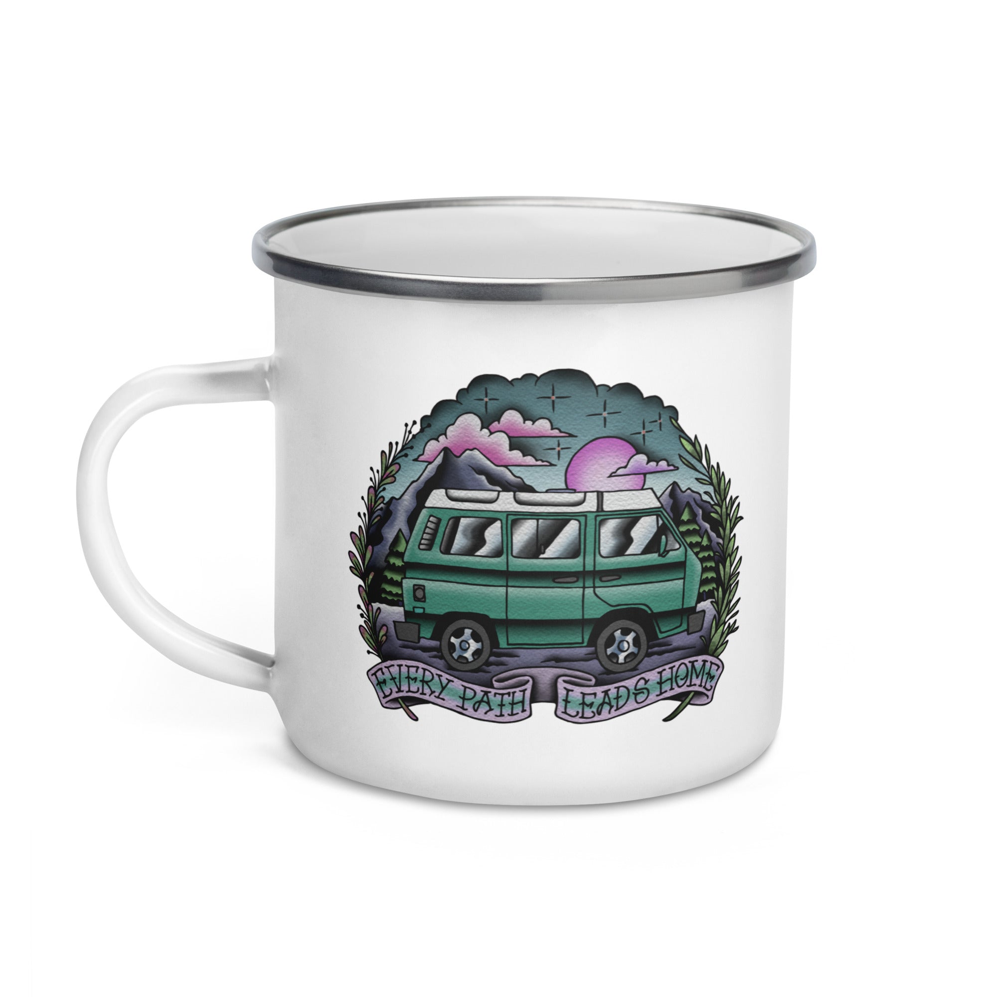 Every Path Leads Home Enamel Mug - OVERLANDERS Outfitter