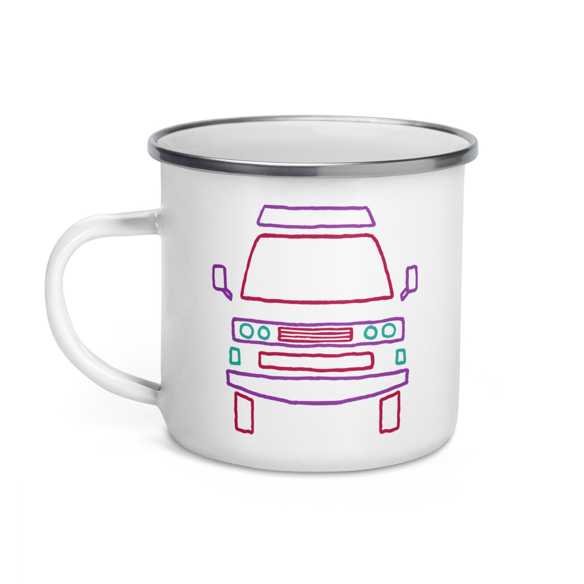 Friendly Face Enamel Mug - OVERLANDERS Outfitter