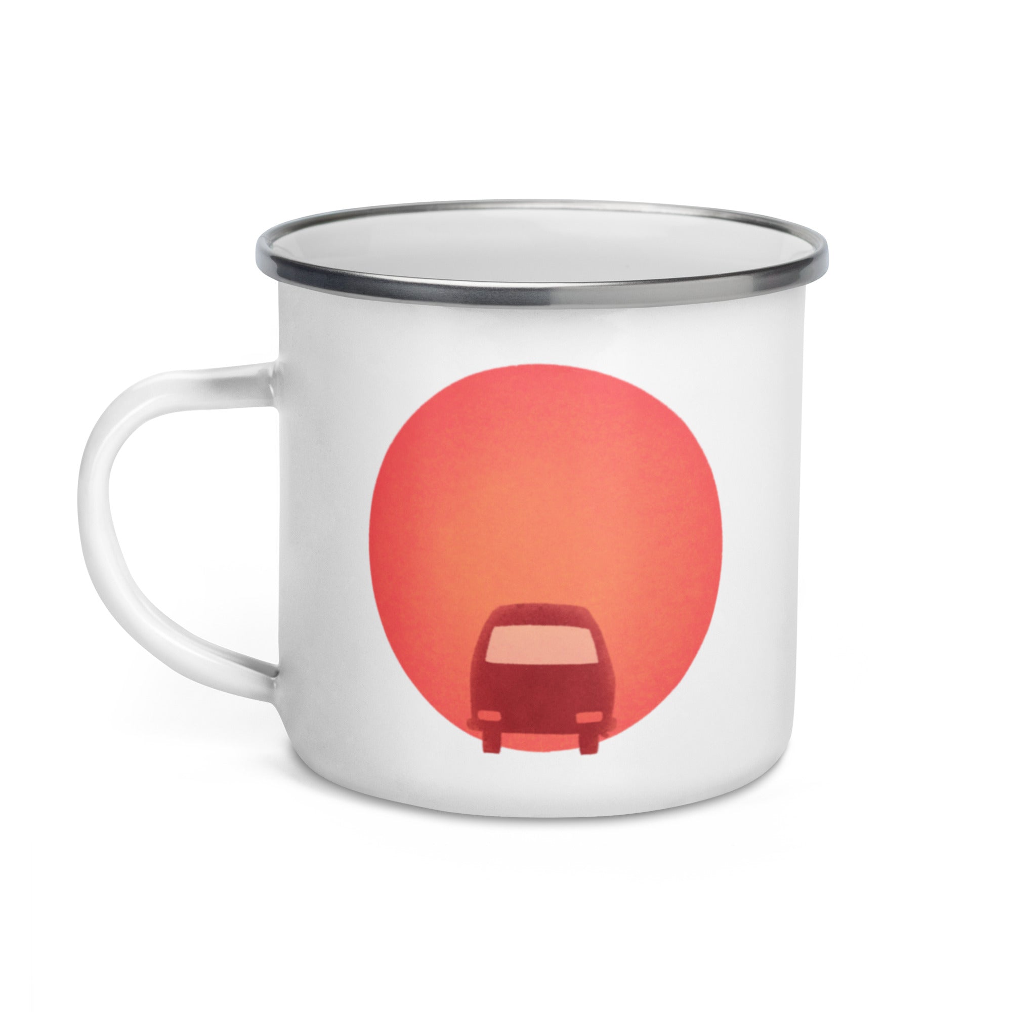 Sunset Bus Enamel Mug - OVERLANDERS Outfitter