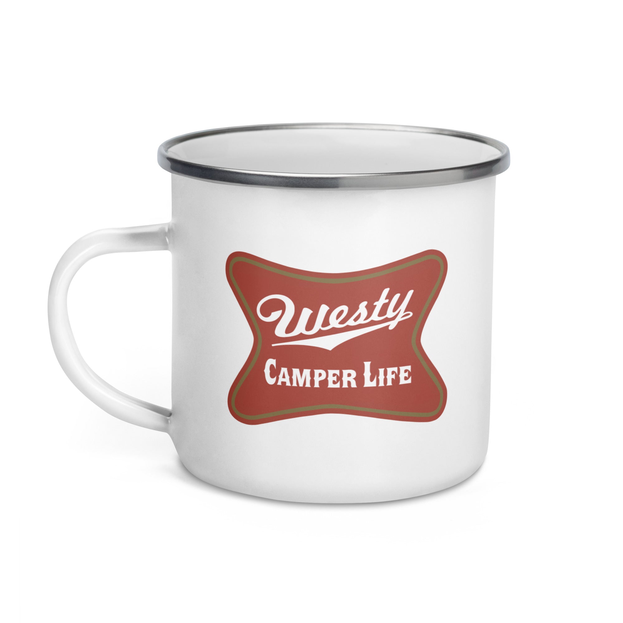 Westy Camper Life Enamel Mug - OVERLANDERS Outfitter