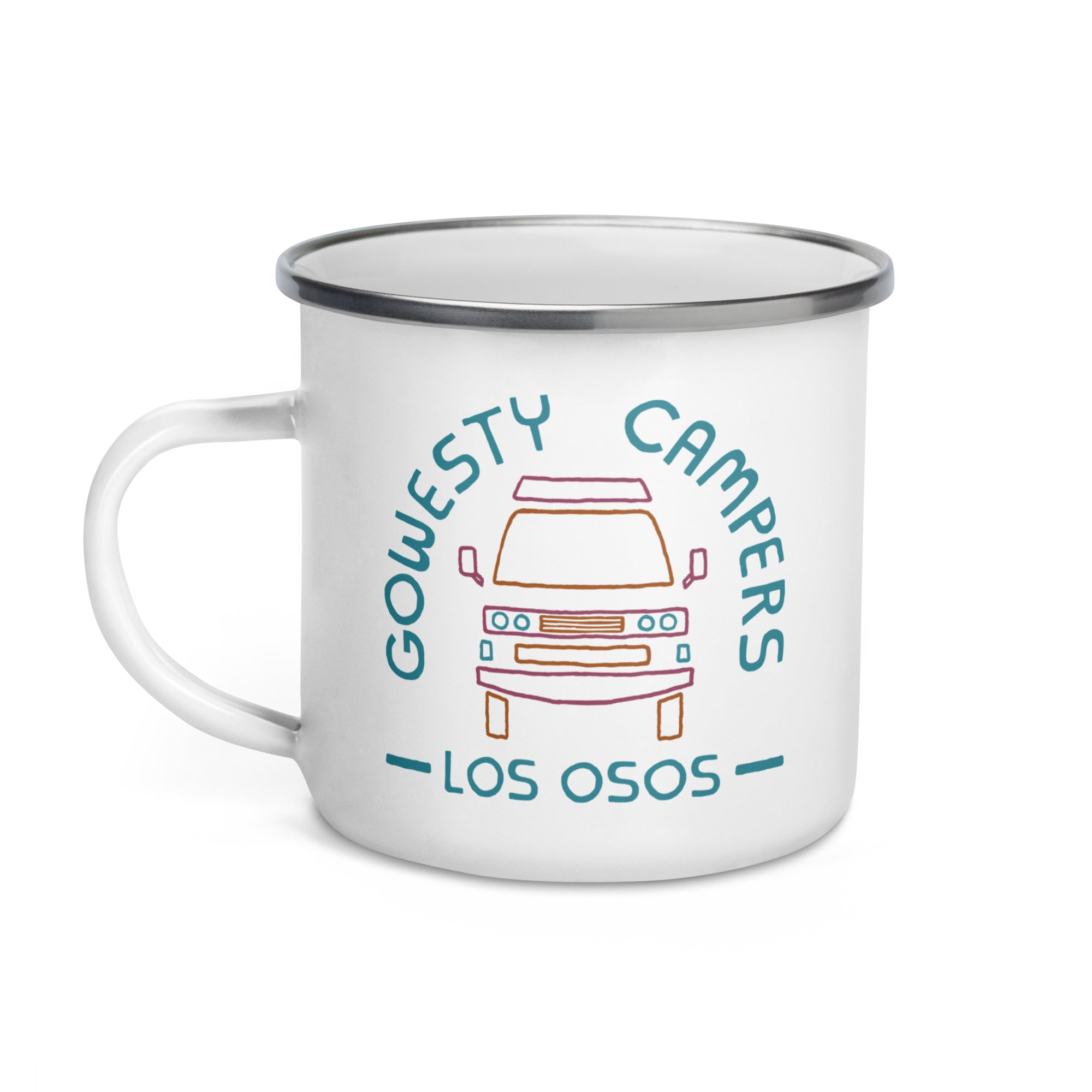 Friendly Face Enamel Mug - OVERLANDERS Outfitter
