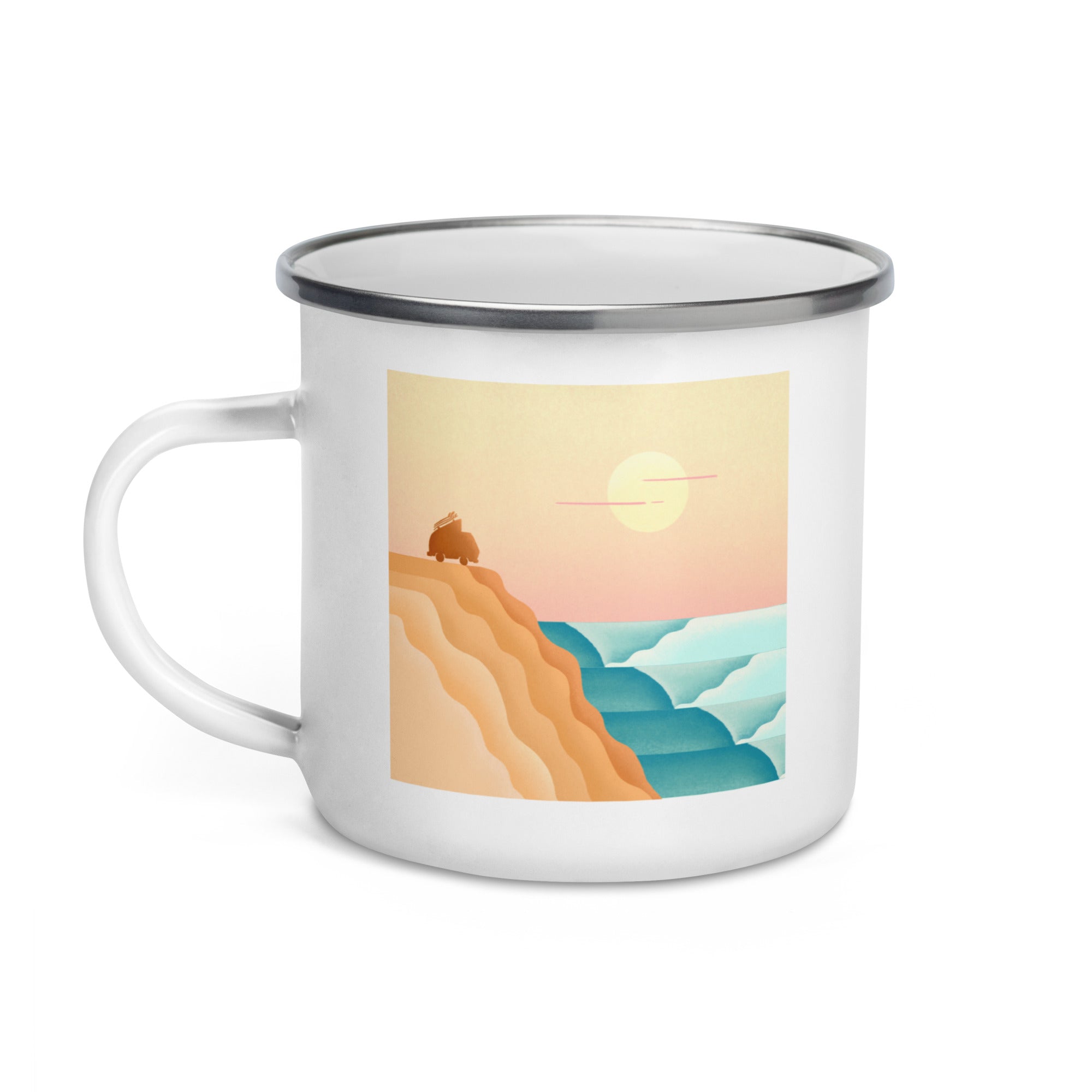 Baja Surf Enamel Mug - OVERLANDERS Outfitter