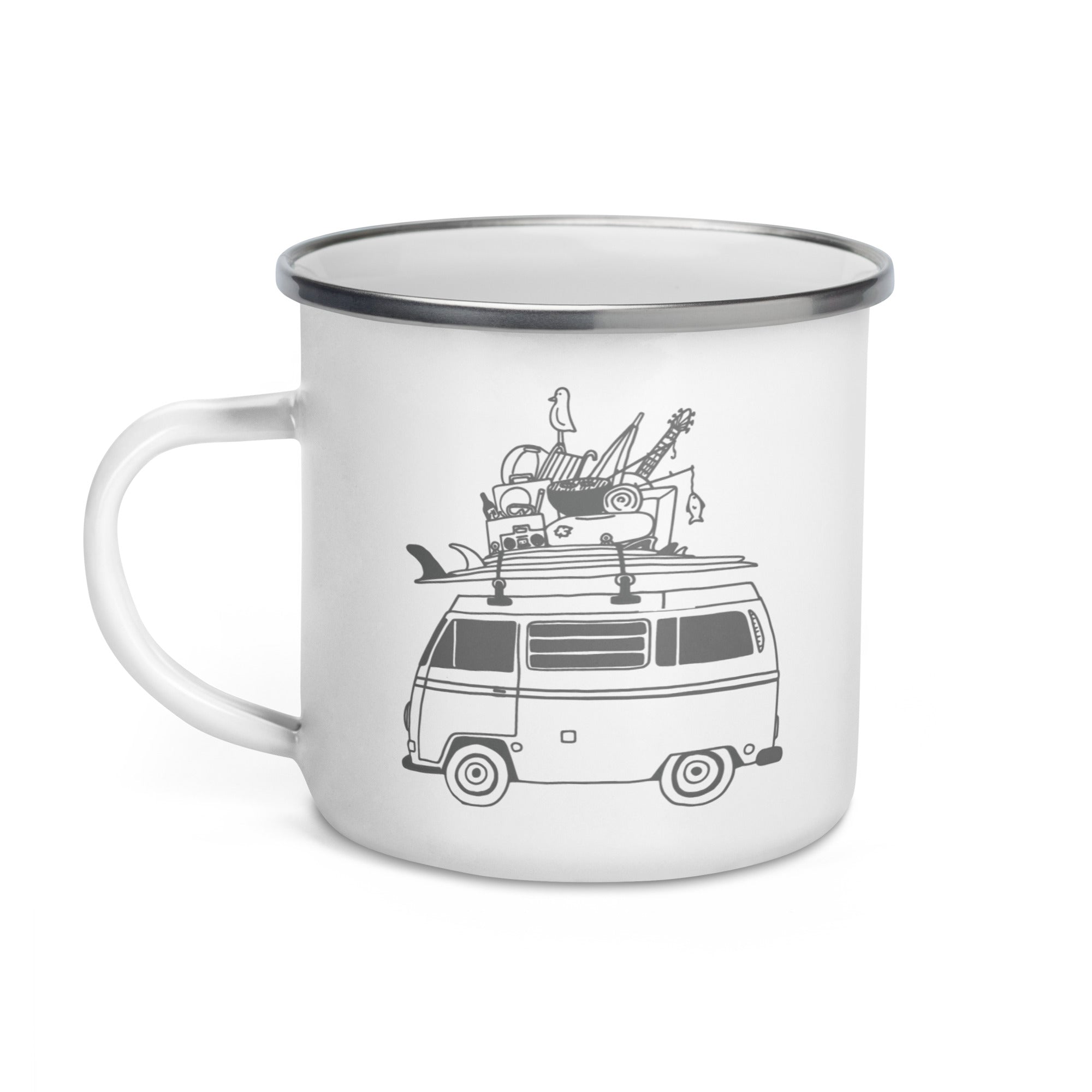 RAD Bus Enamel Mug - OVERLANDERS Outfitter