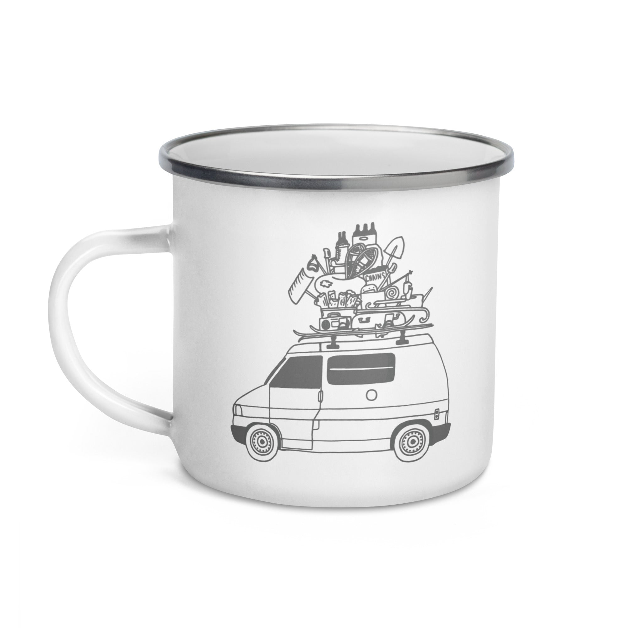 RAD Eurovan Enamel Mug - OVERLANDERS Outfitter