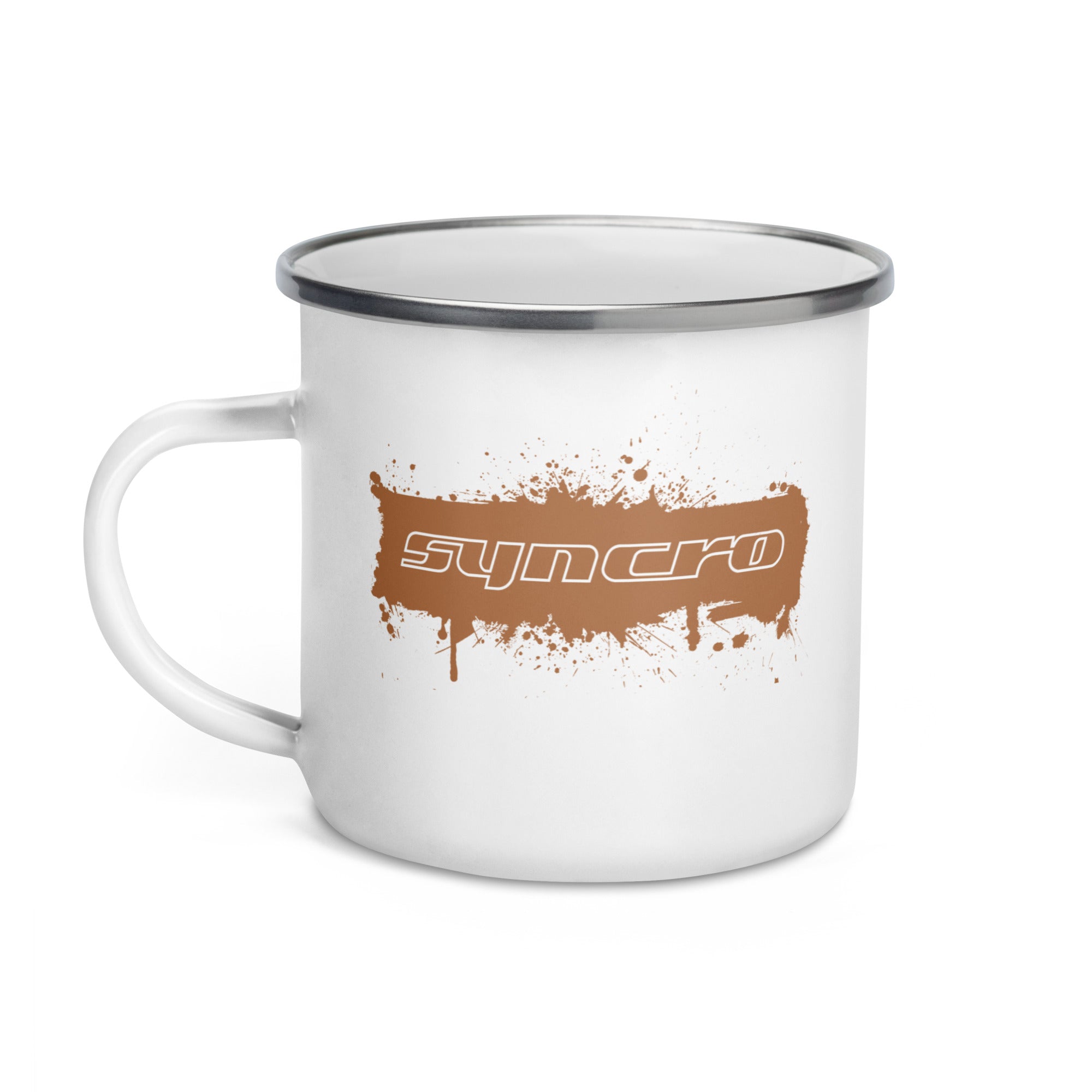 Syncro Splatter Enamel Mug - OVERLANDERS Outfitter
