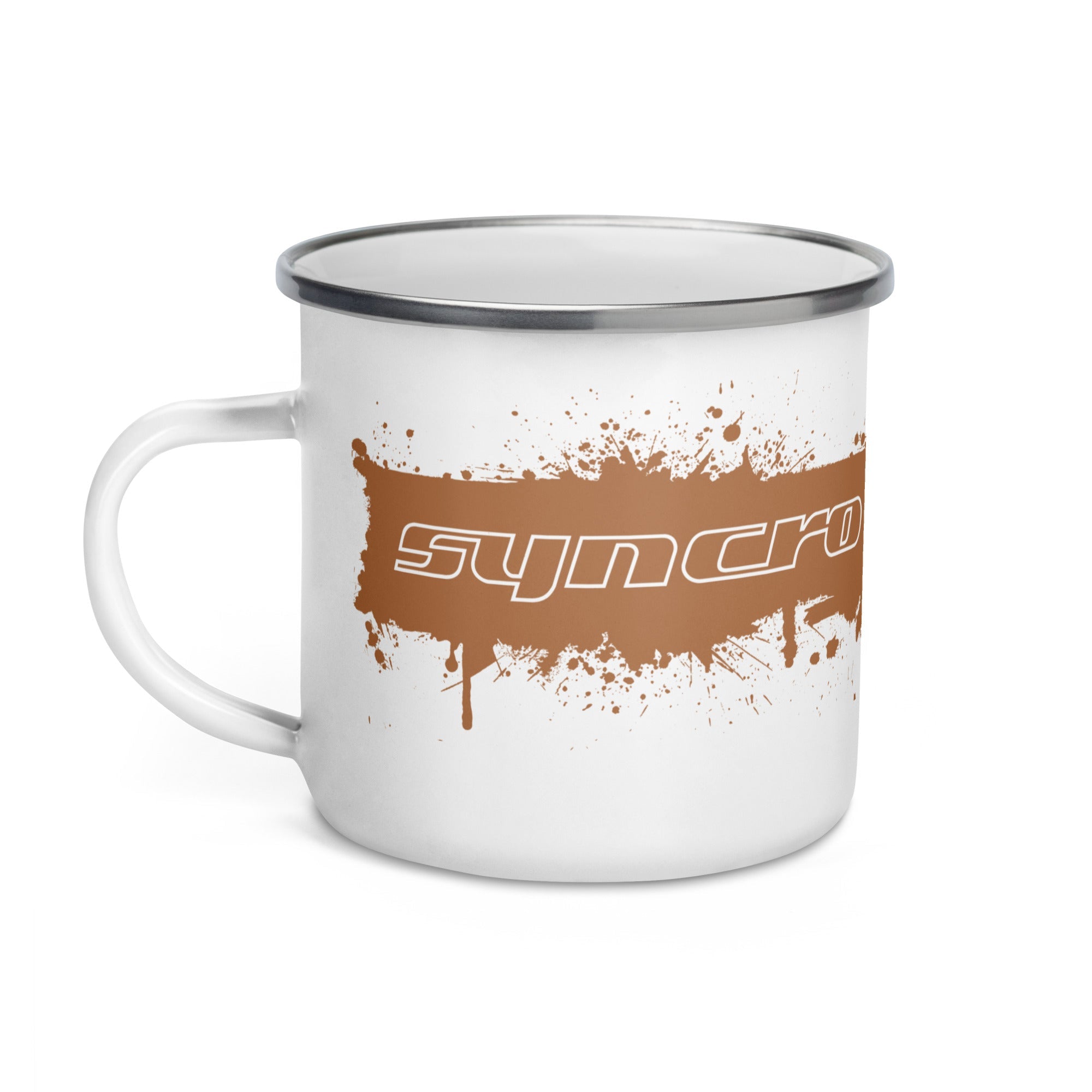 Syncro Splatter Enamel Mug - OVERLANDERS Outfitter