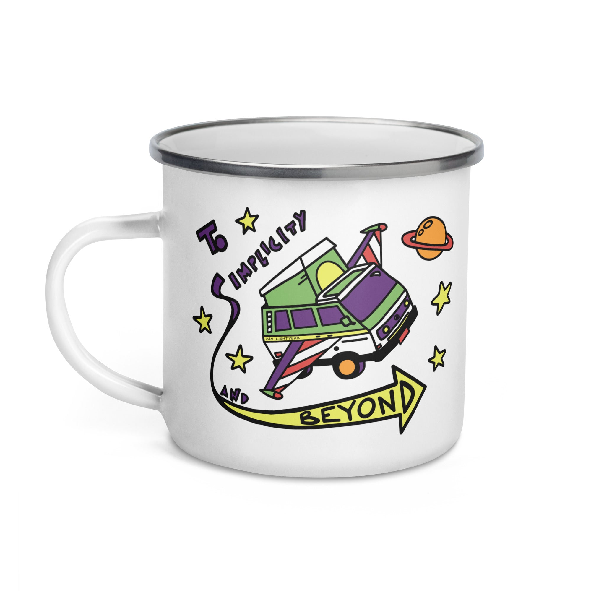 Van Lightyear Enamel Mug - OVERLANDERS Outfitter