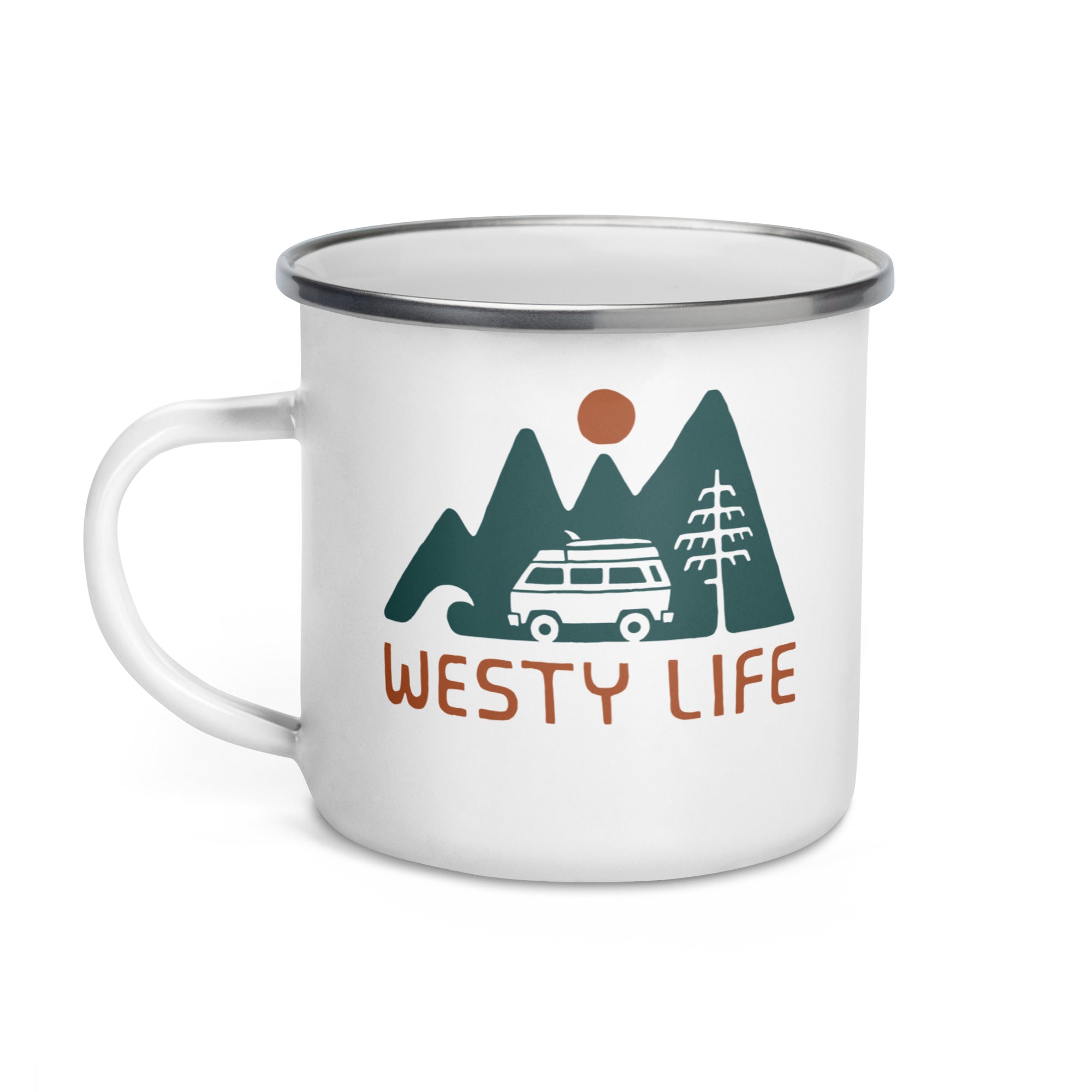 Westy Life Enamel Mug - OVERLANDERS Outfitter