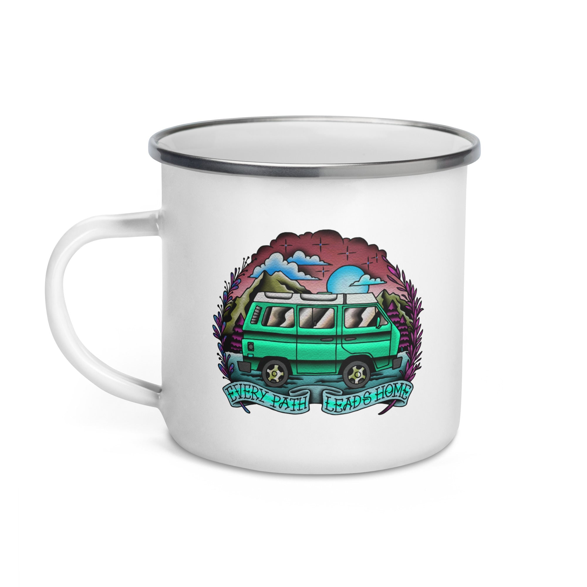 Every Path Leads Home Enamel Mug - OVERLANDERS Outfitter