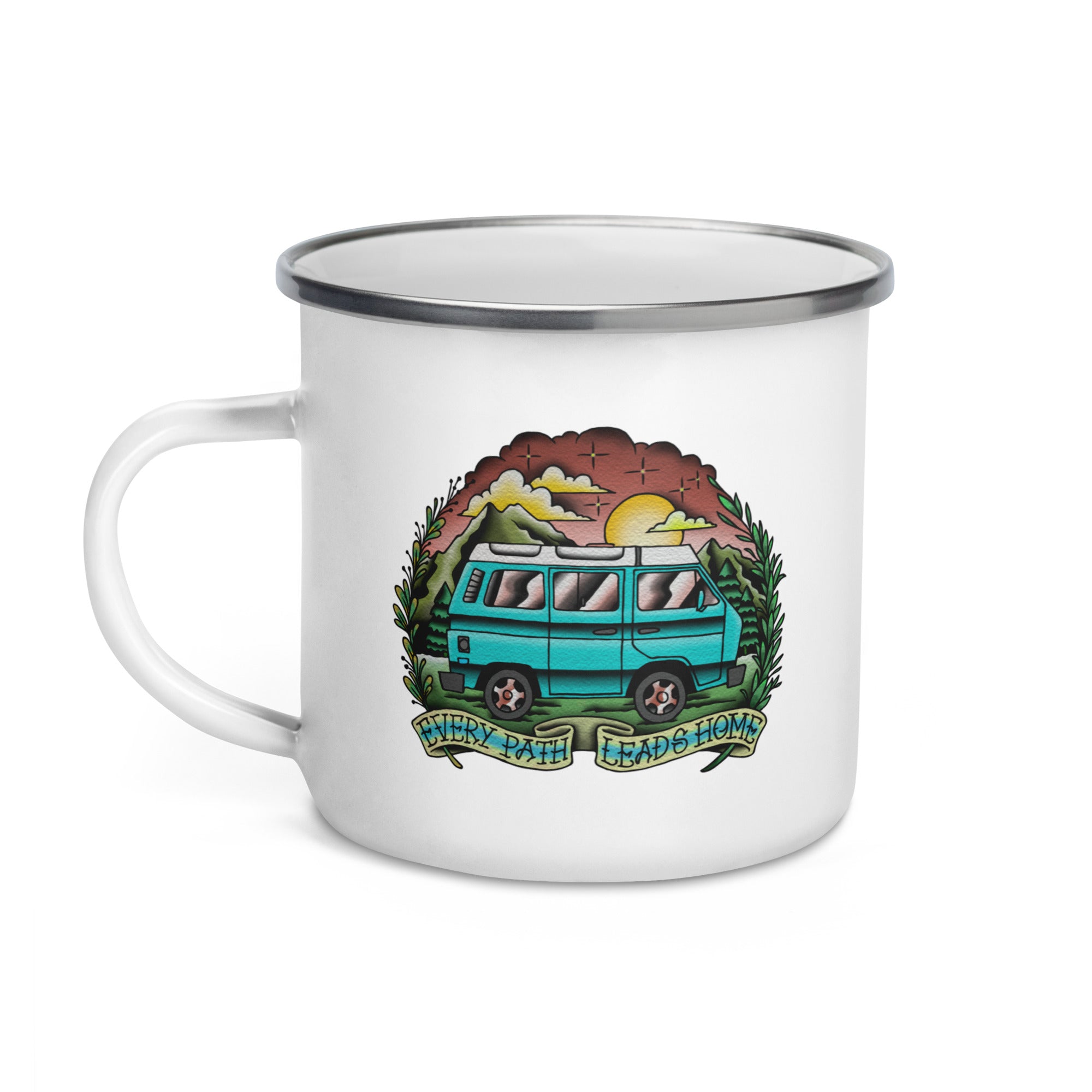 Every Path Leads Home Enamel Mug - OVERLANDERS Outfitter