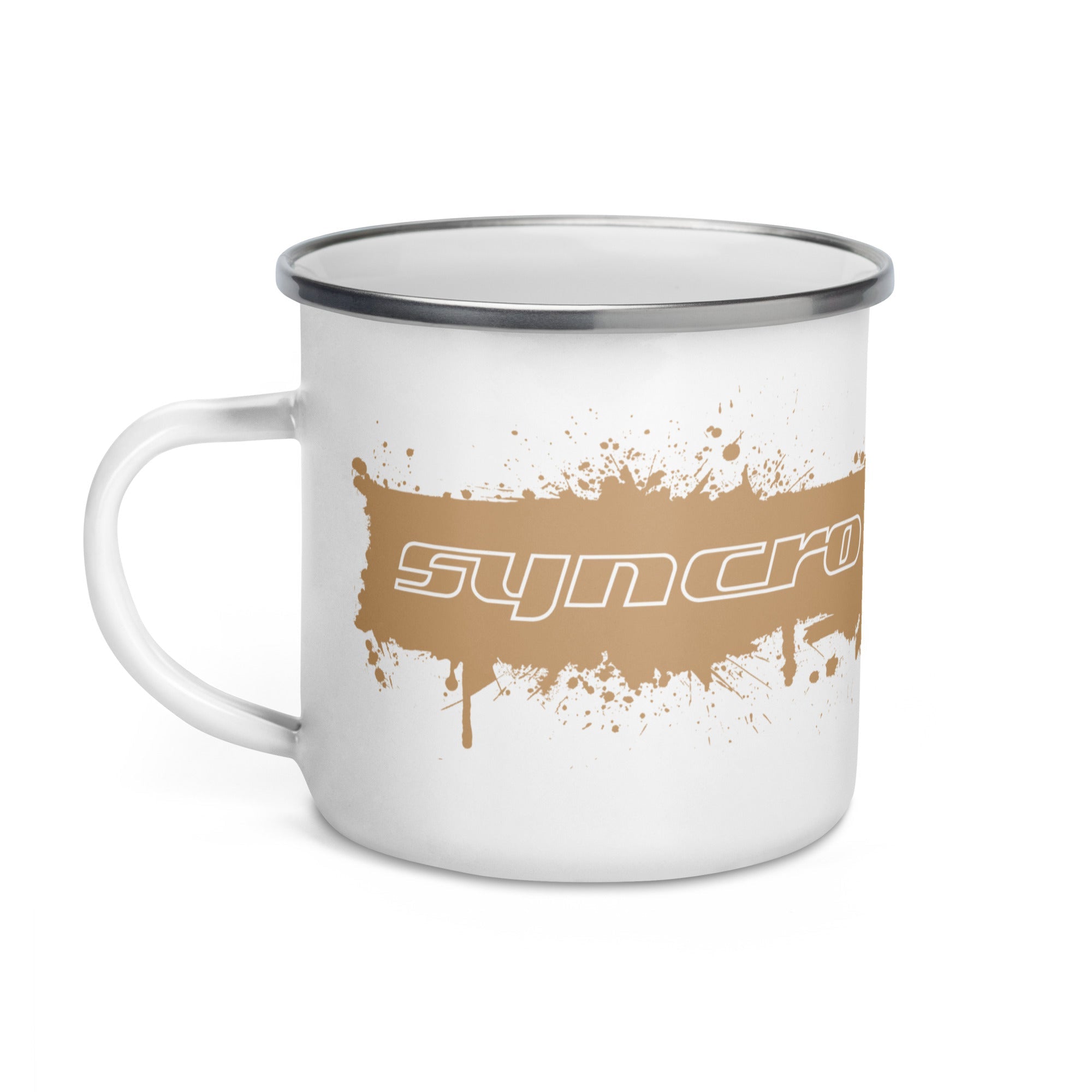 Syncro Splatter Enamel Mug - OVERLANDERS Outfitter