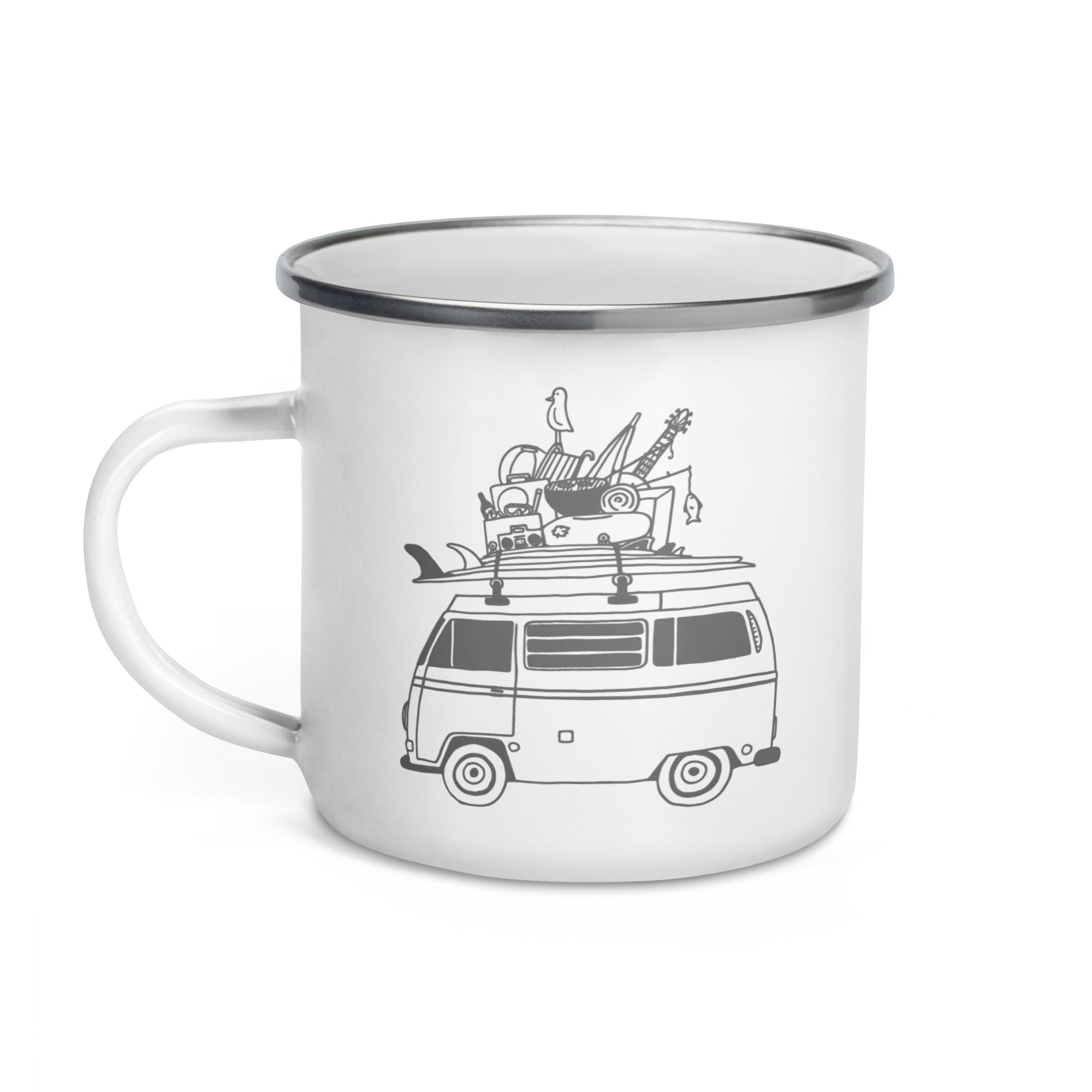RAD Bus Enamel Mug - OVERLANDERS Outfitter