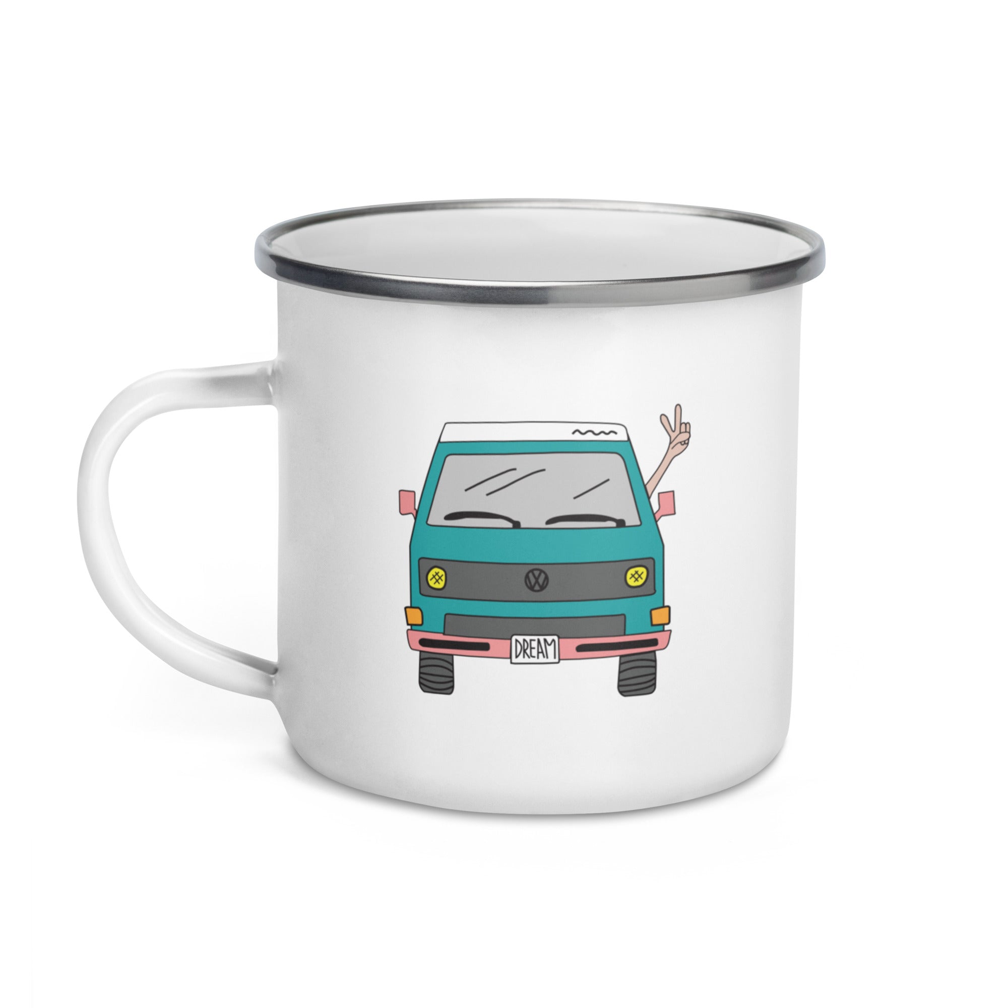 Dream Machine Enamel Mug - OVERLANDERS Outfitter
