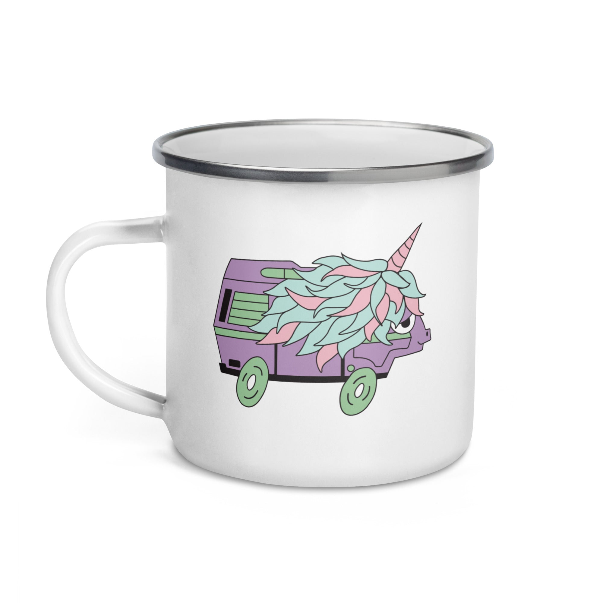 High-Top Hazel Unicorn Enamel Mug - OVERLANDERS Outfitter
