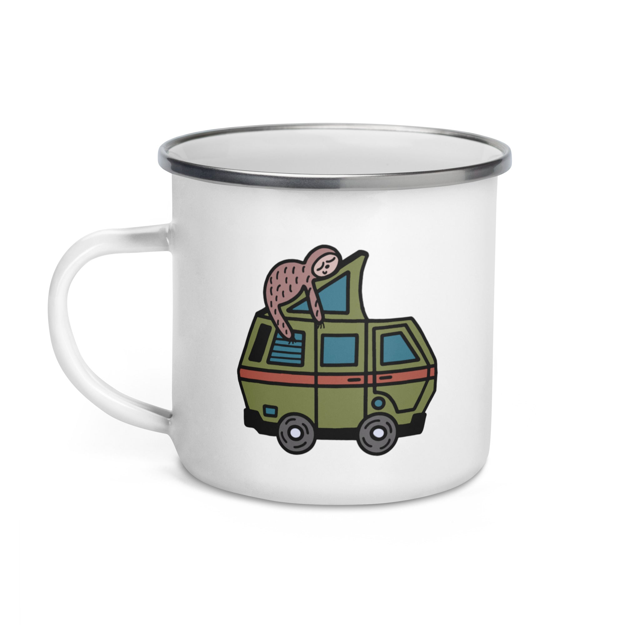 Stewie Sloth Enamel Mug - OVERLANDERS Outfitter