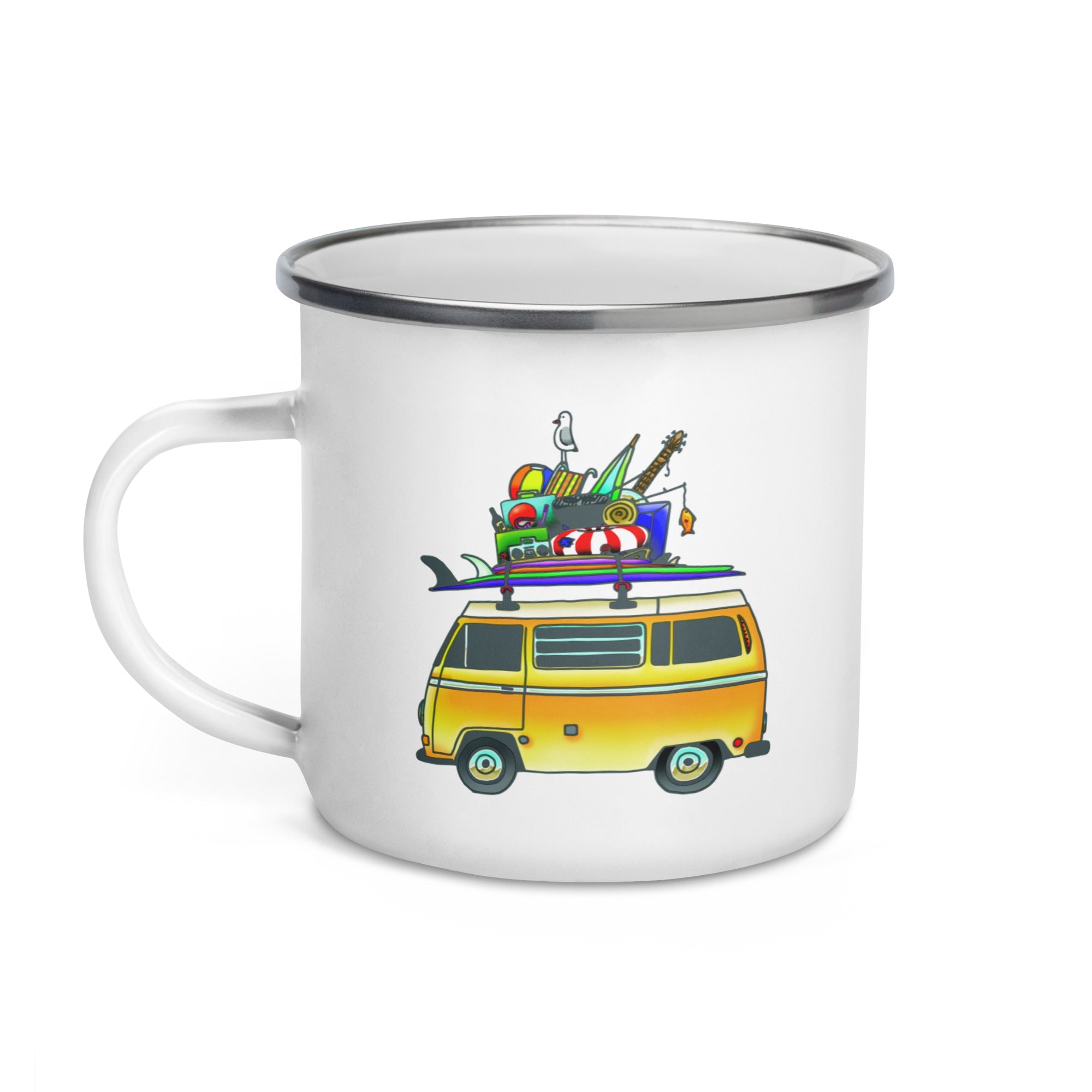 RAD Bus Enamel Mug - OVERLANDERS Outfitter