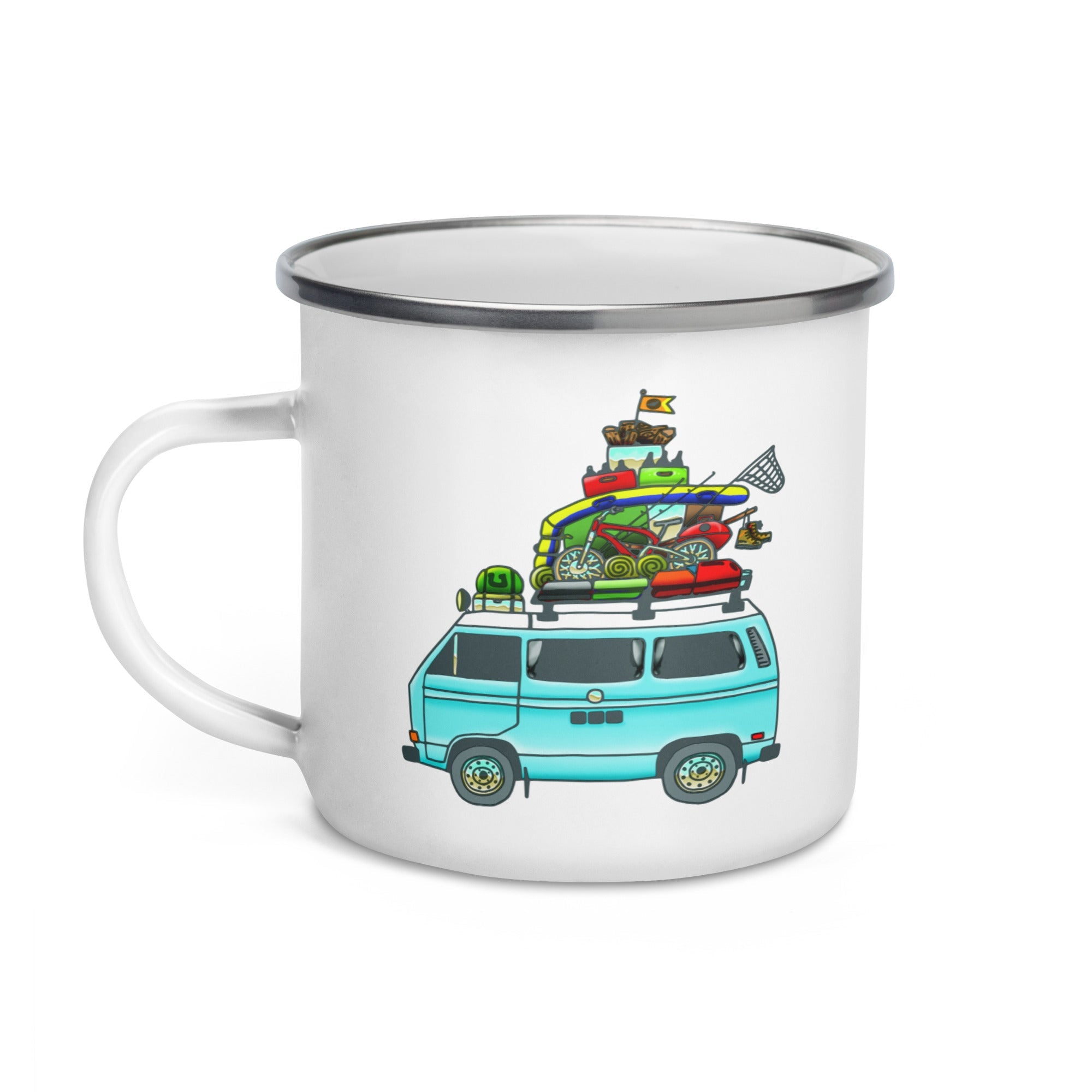 RAD Vanagon Enamel Mug - OVERLANDERS Outfitter