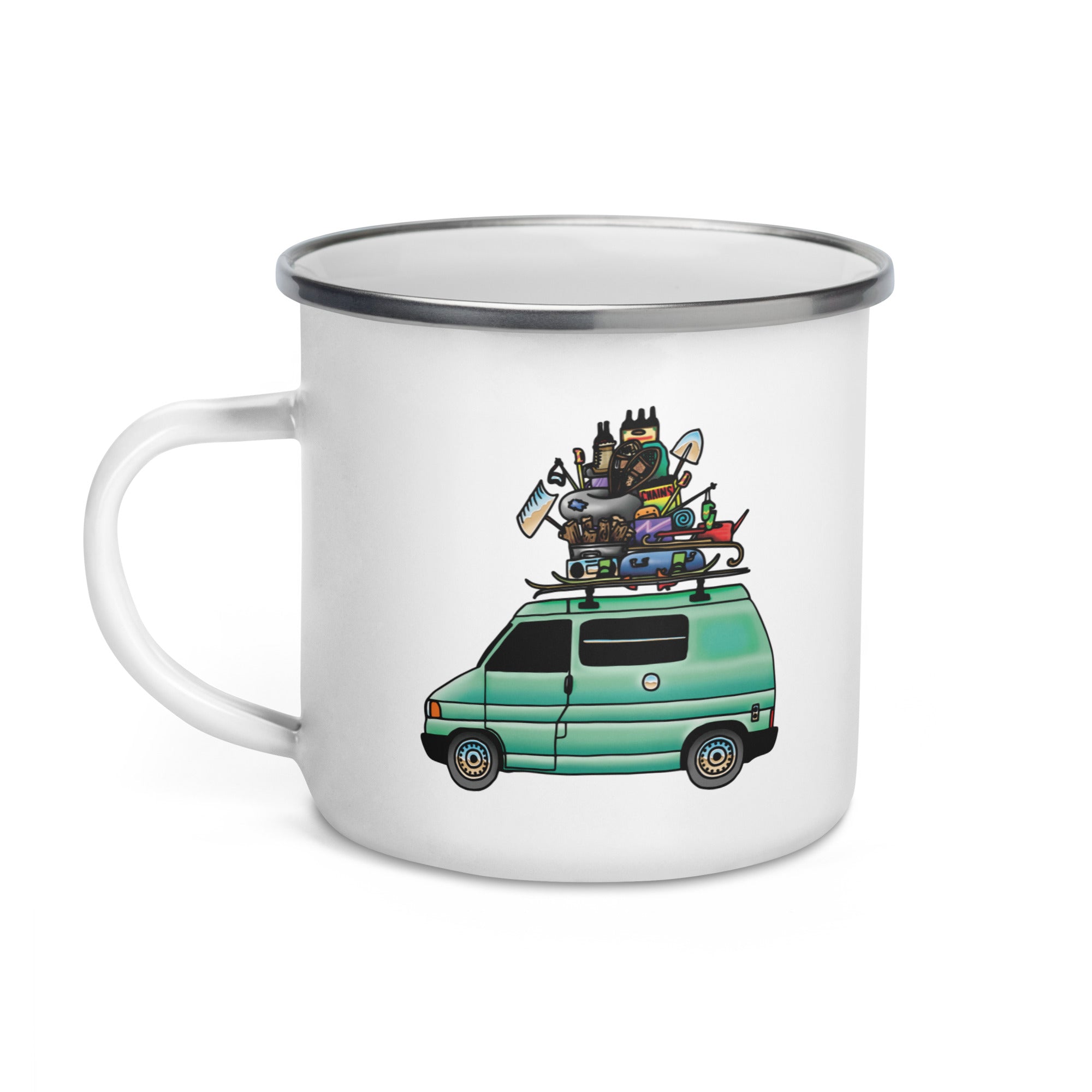 RAD Eurovan Enamel Mug - OVERLANDERS Outfitter