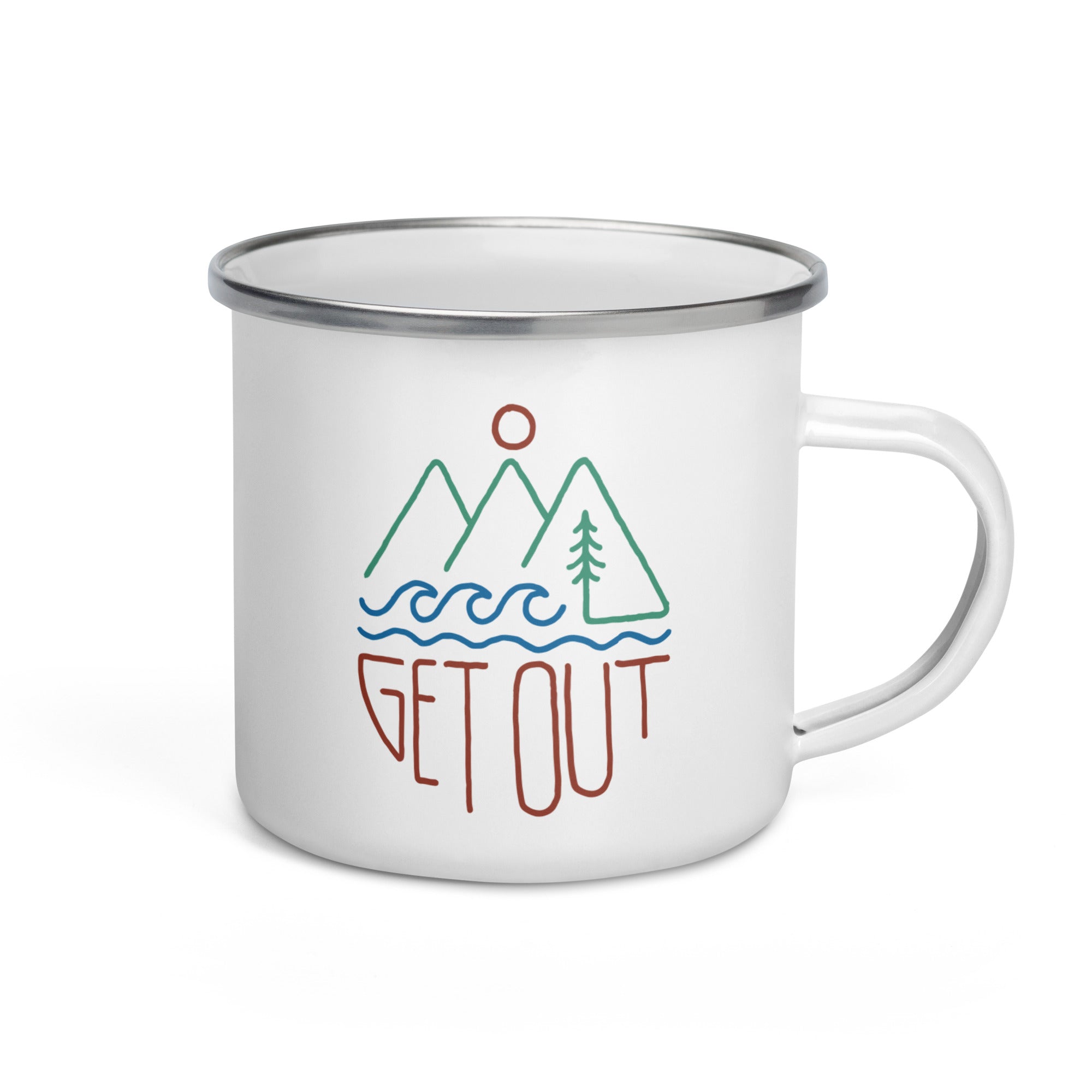 Get Out Enamel Mug - OVERLANDERS Outfitter